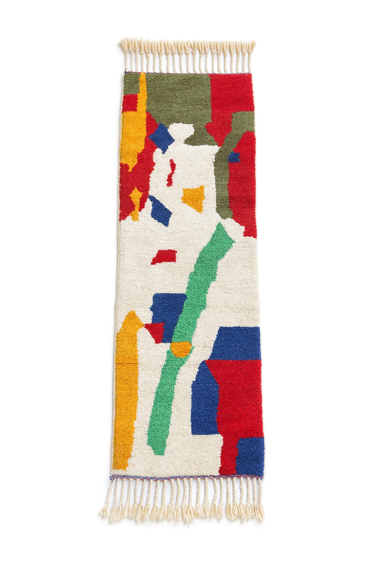 Tapis berbère de couloir coloré  83 x 275 cm - n°1760