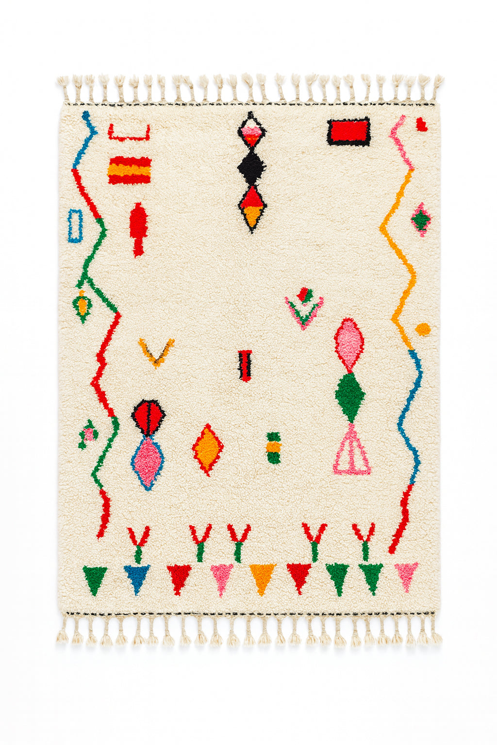 Tapis berbère coloré 152 x 266 cm - n°1833