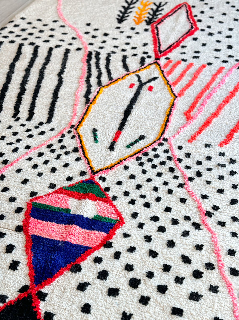Colorful Berber rug 212 x 316 cm - n°796