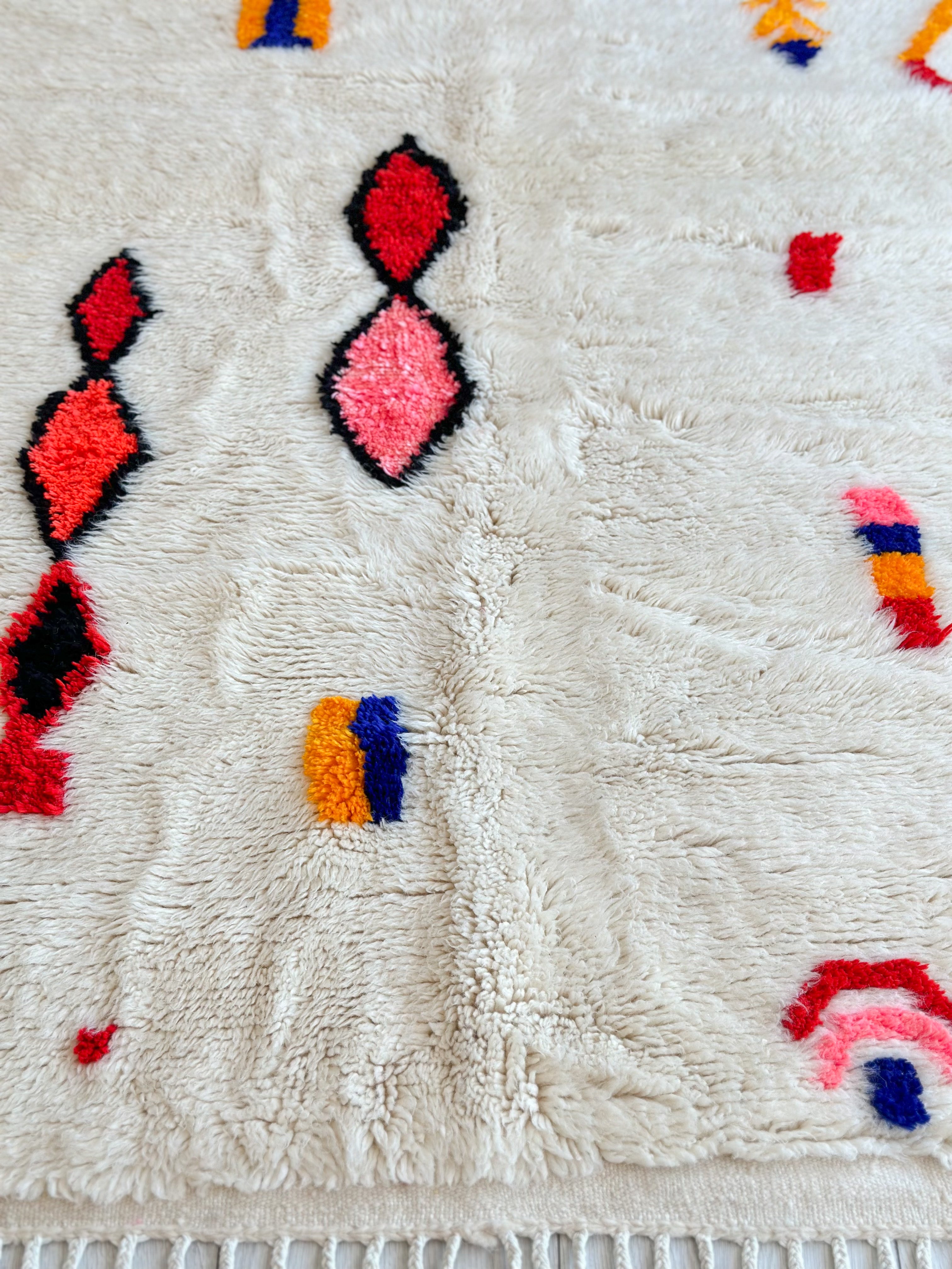 Tapis berbère coloré - n°560