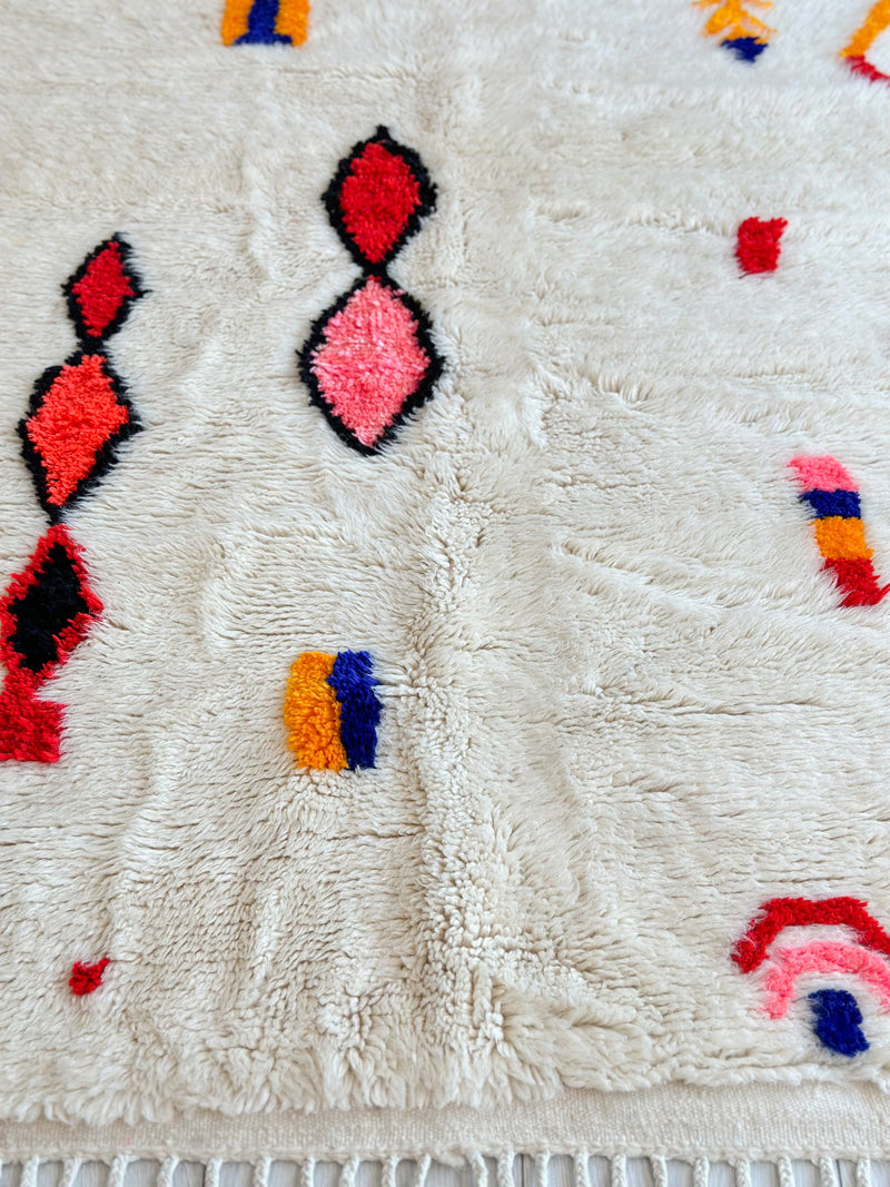 Colorful Berber rug 200 x 300 cm - n°560