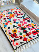 Colorful Berber rug 106 x 172 cm - n°721