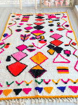 Colorful Berber rug 146 x 256 cm - n°881