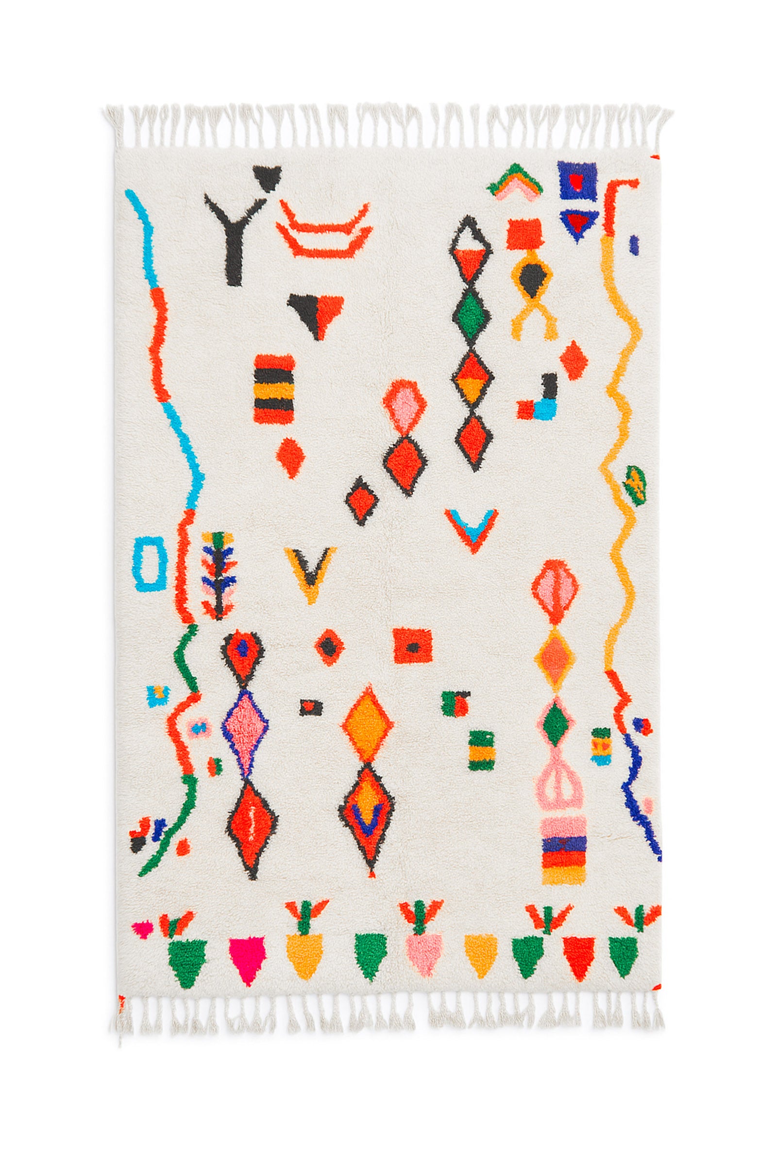 Bunter Berberteppich 148 x 274 cm - Nr. 2002