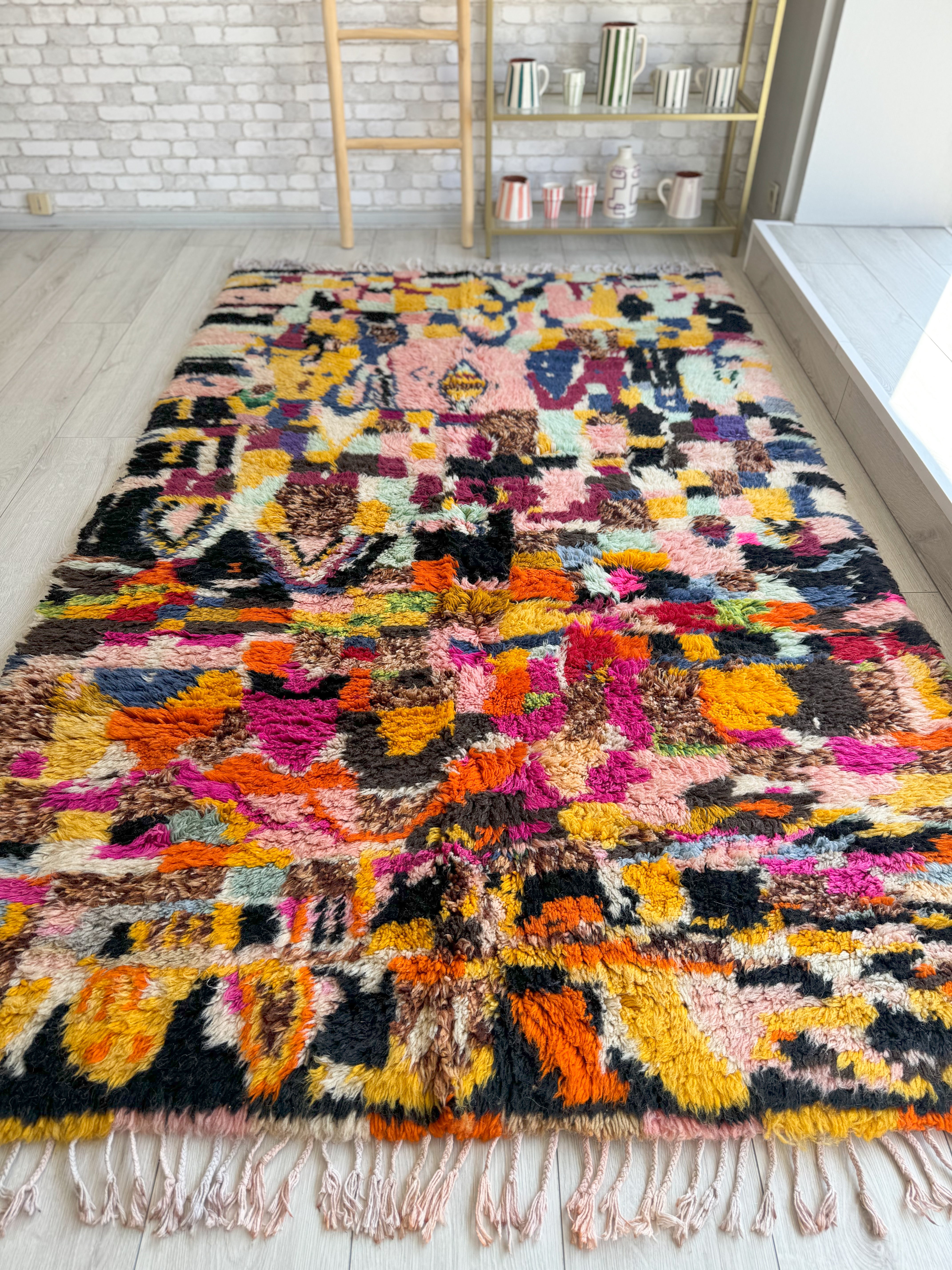 Tapis berbère coloré 156 x 262 cm - n°1323