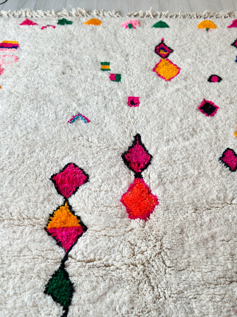 Colorful Berber rug SHAGGY 206 x 310 cm - n°744