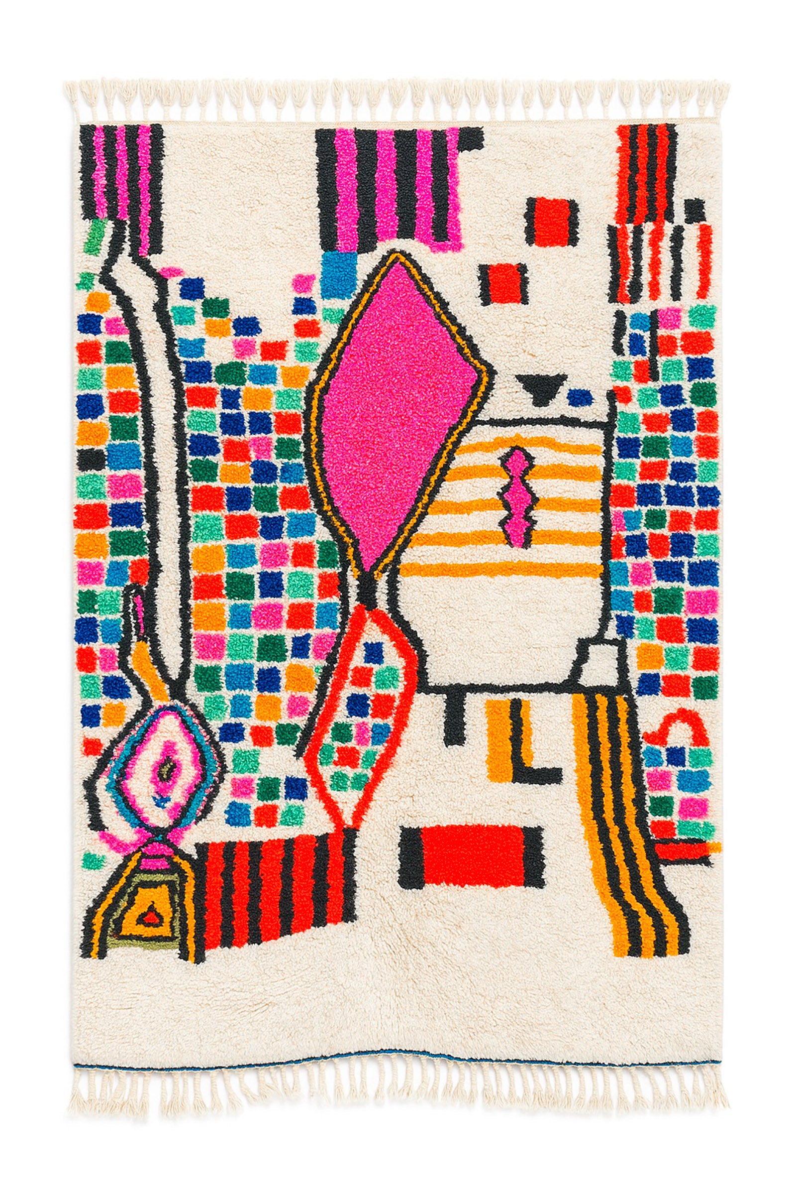 Tapis berbère coloré 177 x 283 cm - n°2310