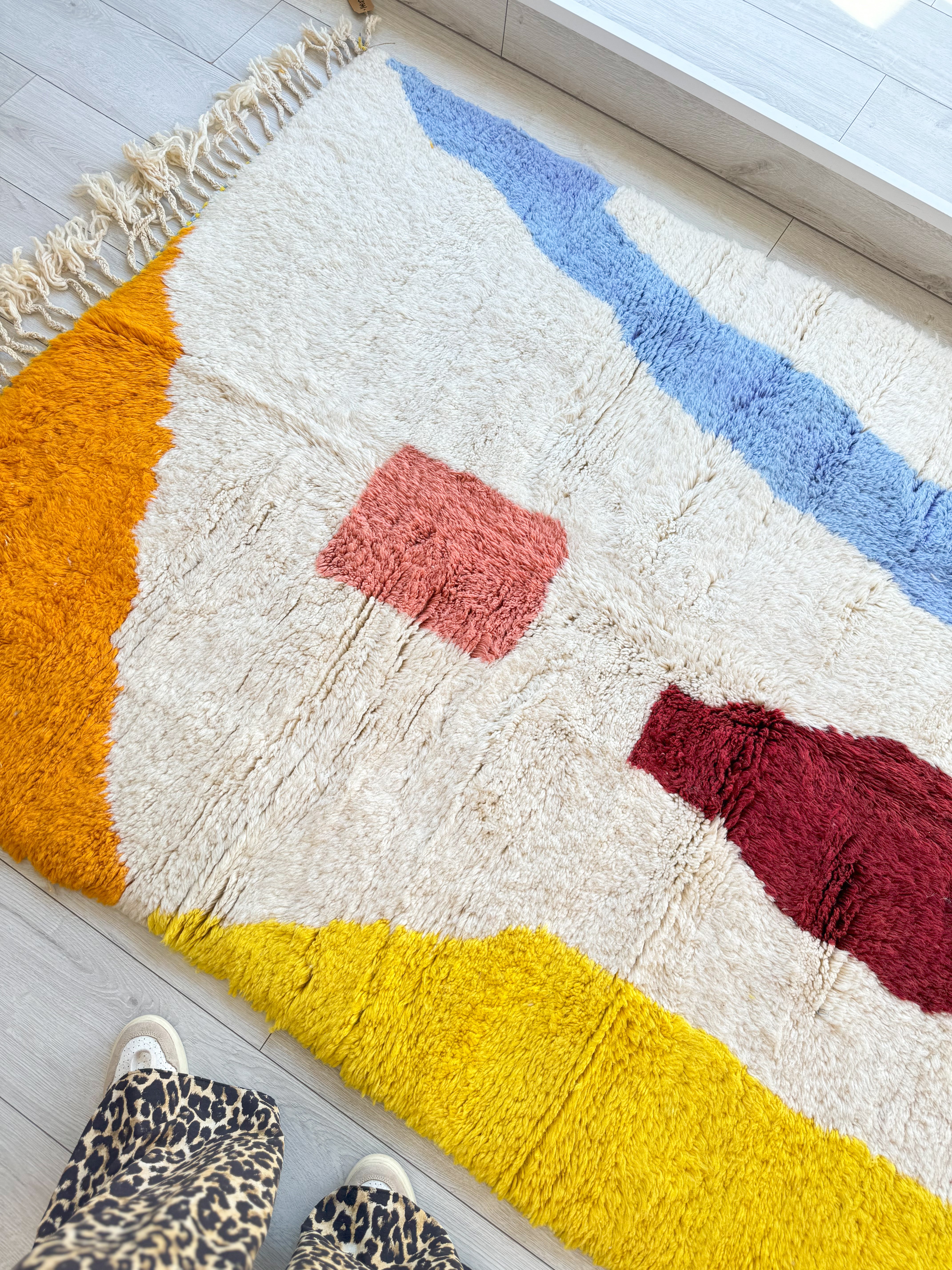 Colorful Berber Rug 148 x 248 cm / 4.9 x 8.1 ft - n°1488