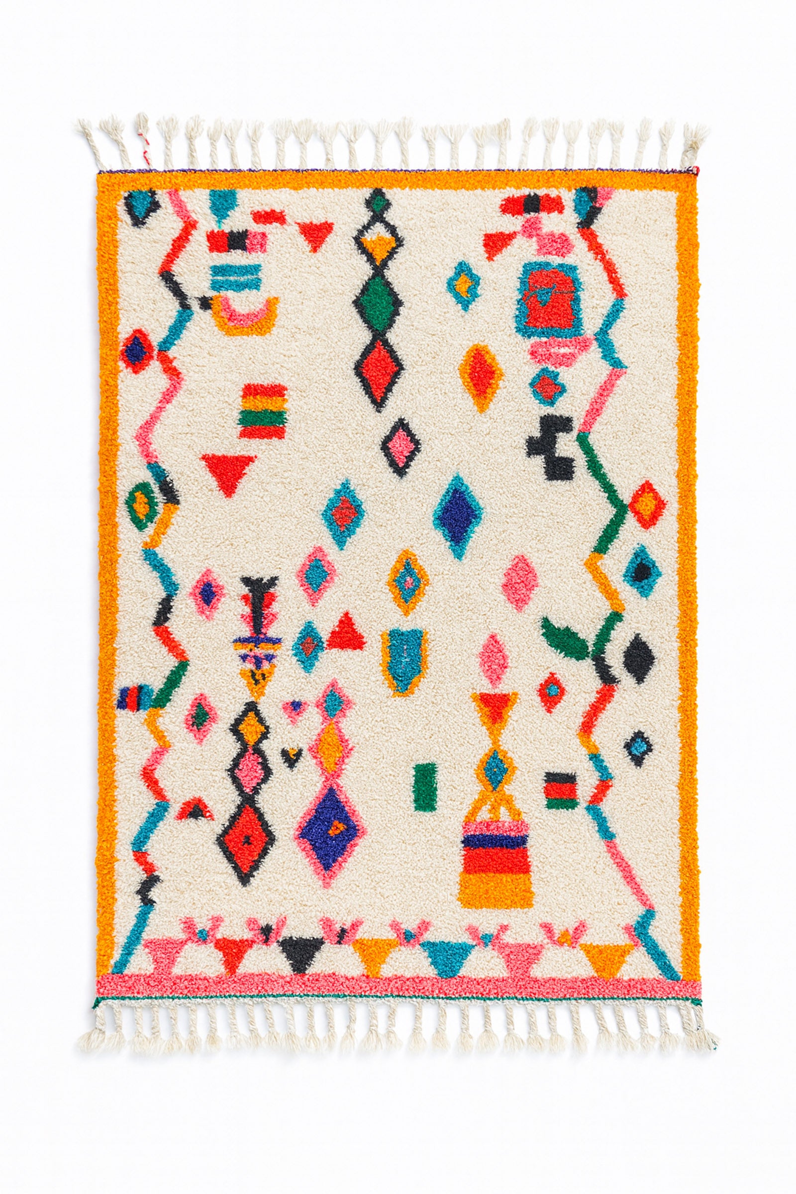 Tapis berbère coloré 103 x 170 cm - n°2432