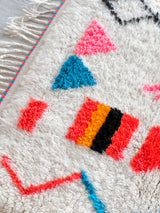 Colorful Berber rug 117 x 171 cm - n°887