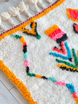 Colorful Berber rug 100 x 175 cm - n°859