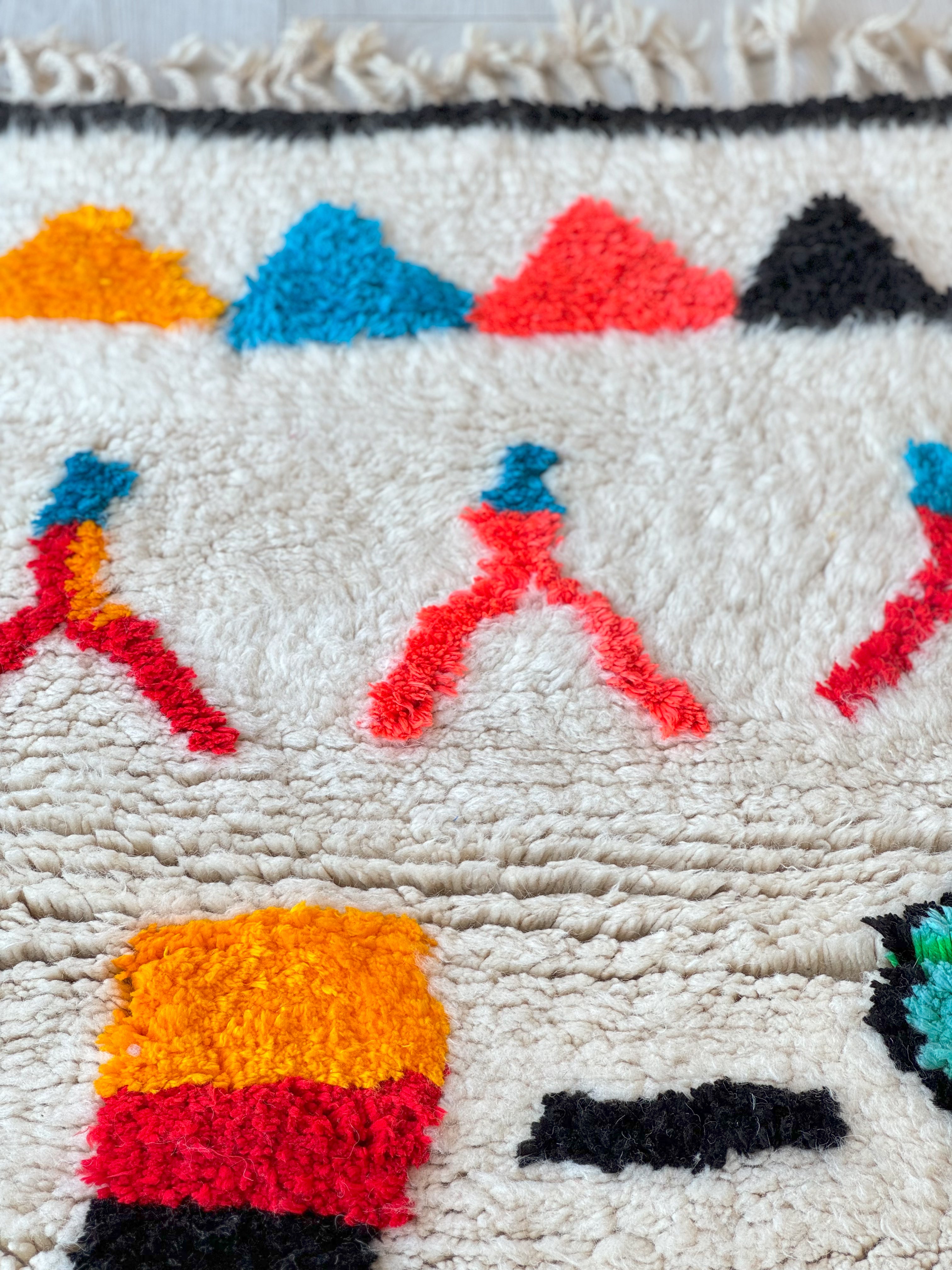 Colorful Berber rug 160 x 260 cm - n°1039