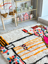 Colorful Berber rug SHAGGY 160 x 270 cm - n°763