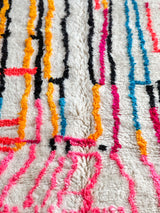 Colorful Berber rug 140 x 260 cm - n°700