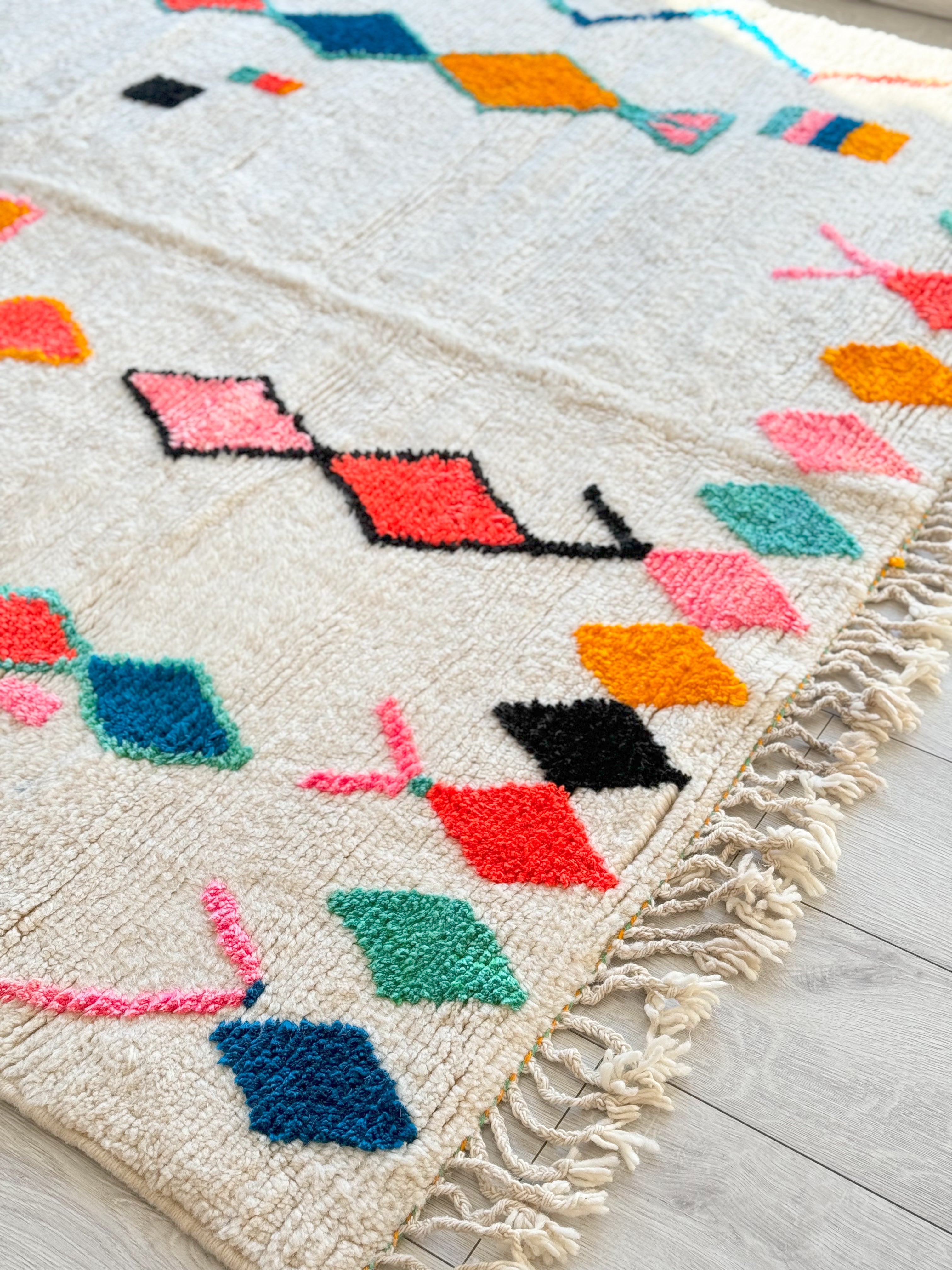 Colorful Berber carpet - n°897