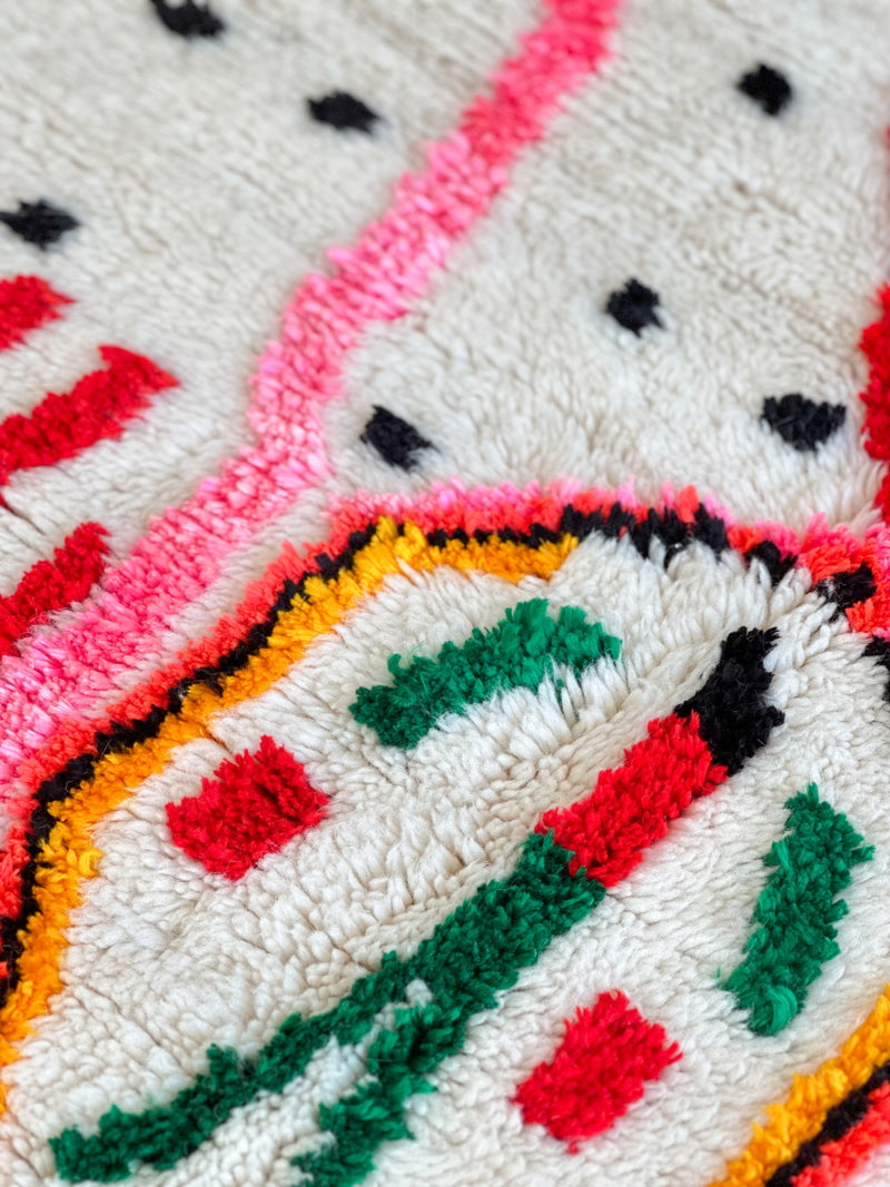 Colorful Berber rug 150 x 263 cm - n°592