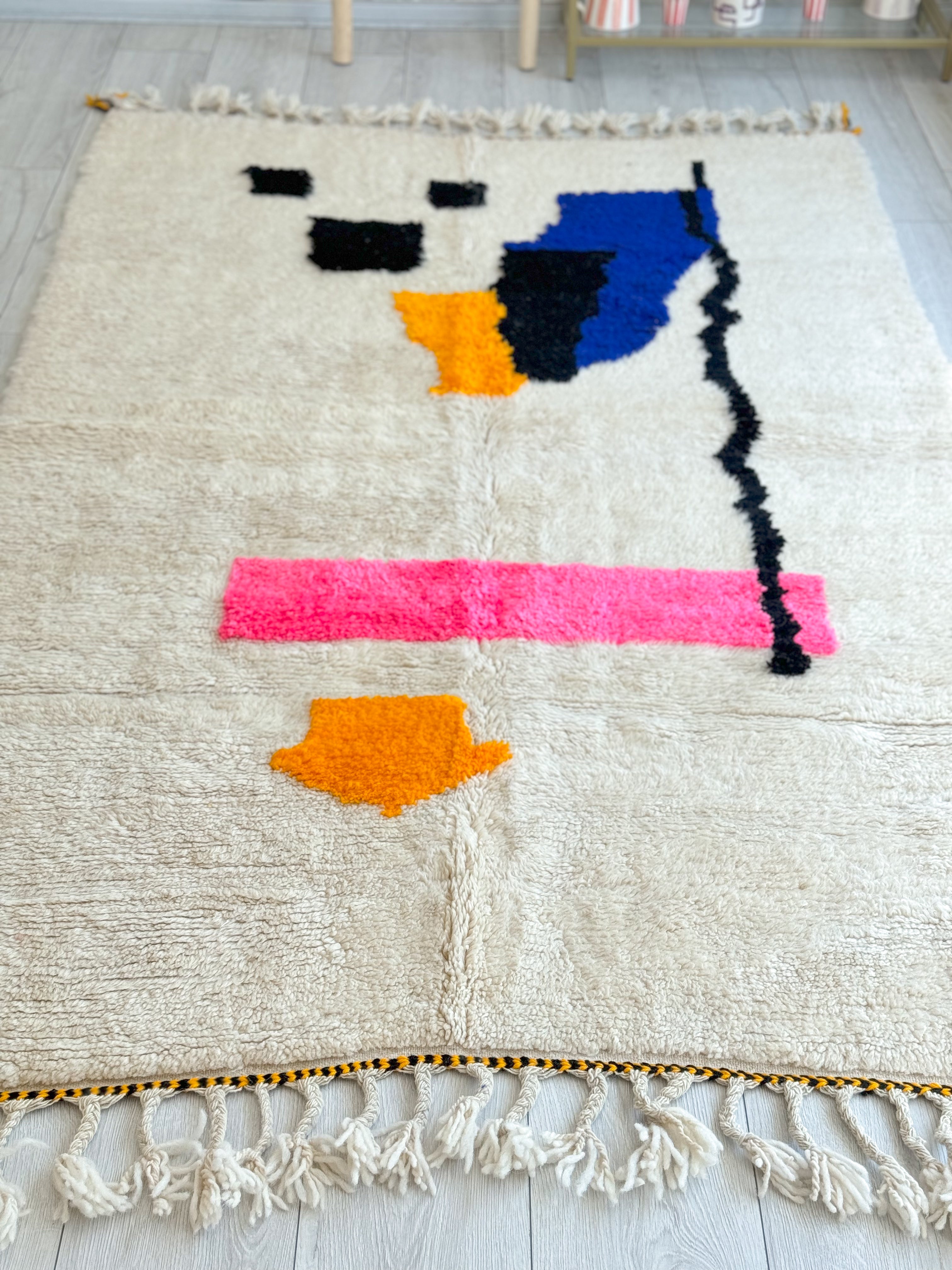 Colorful Berber rug 150 x 250 cm - n°1130