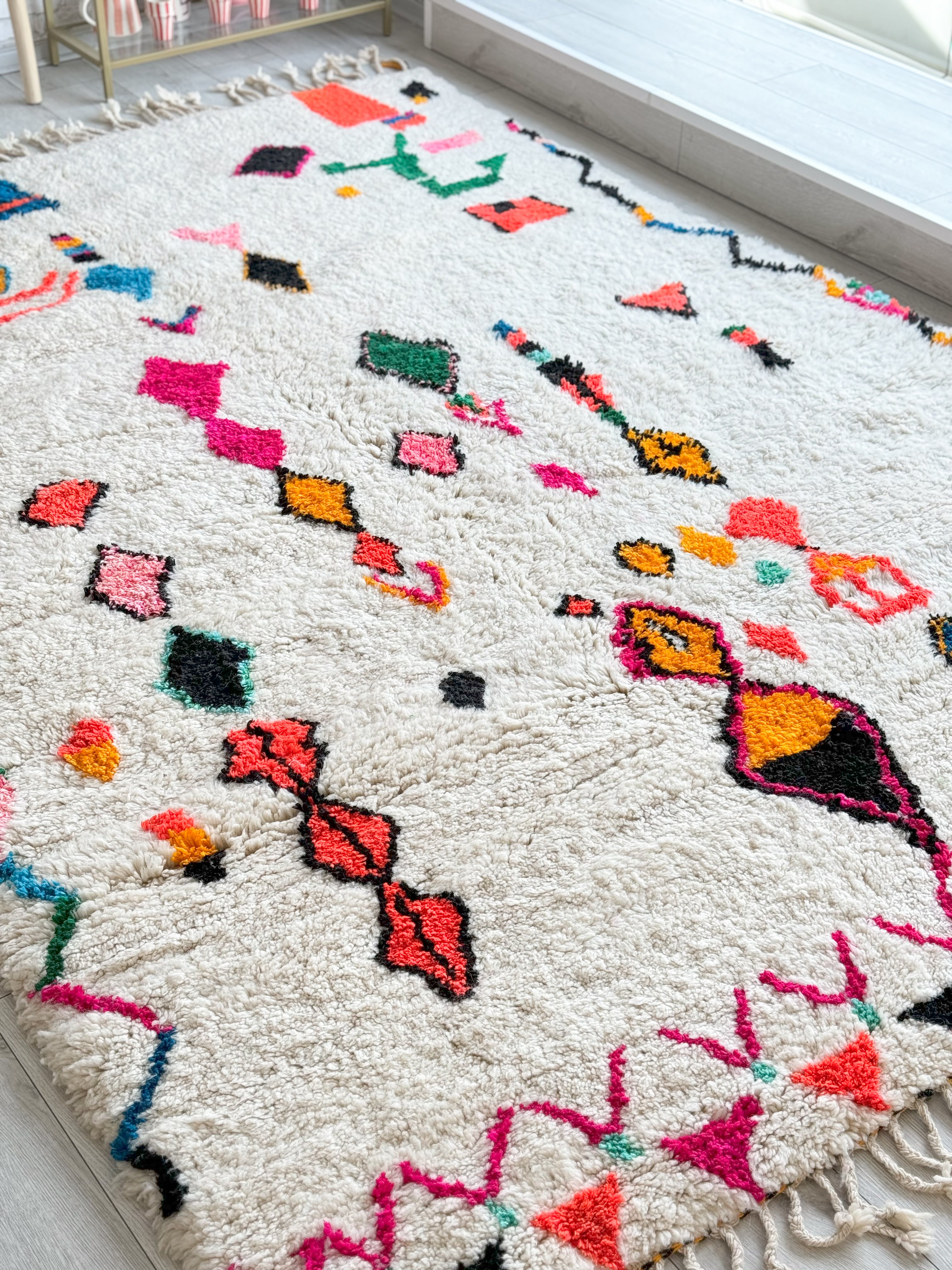 Colorful Berber rug 210 x 310 cm - n°898