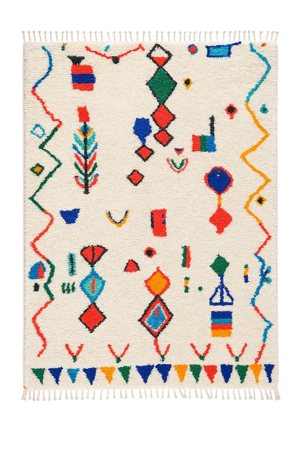 Tapis berbère coloré 146 x 269 cm - n°2113
