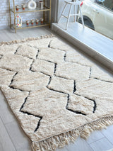 Beni Ouarain shaggy rug - 156 x 255 cm - n°701