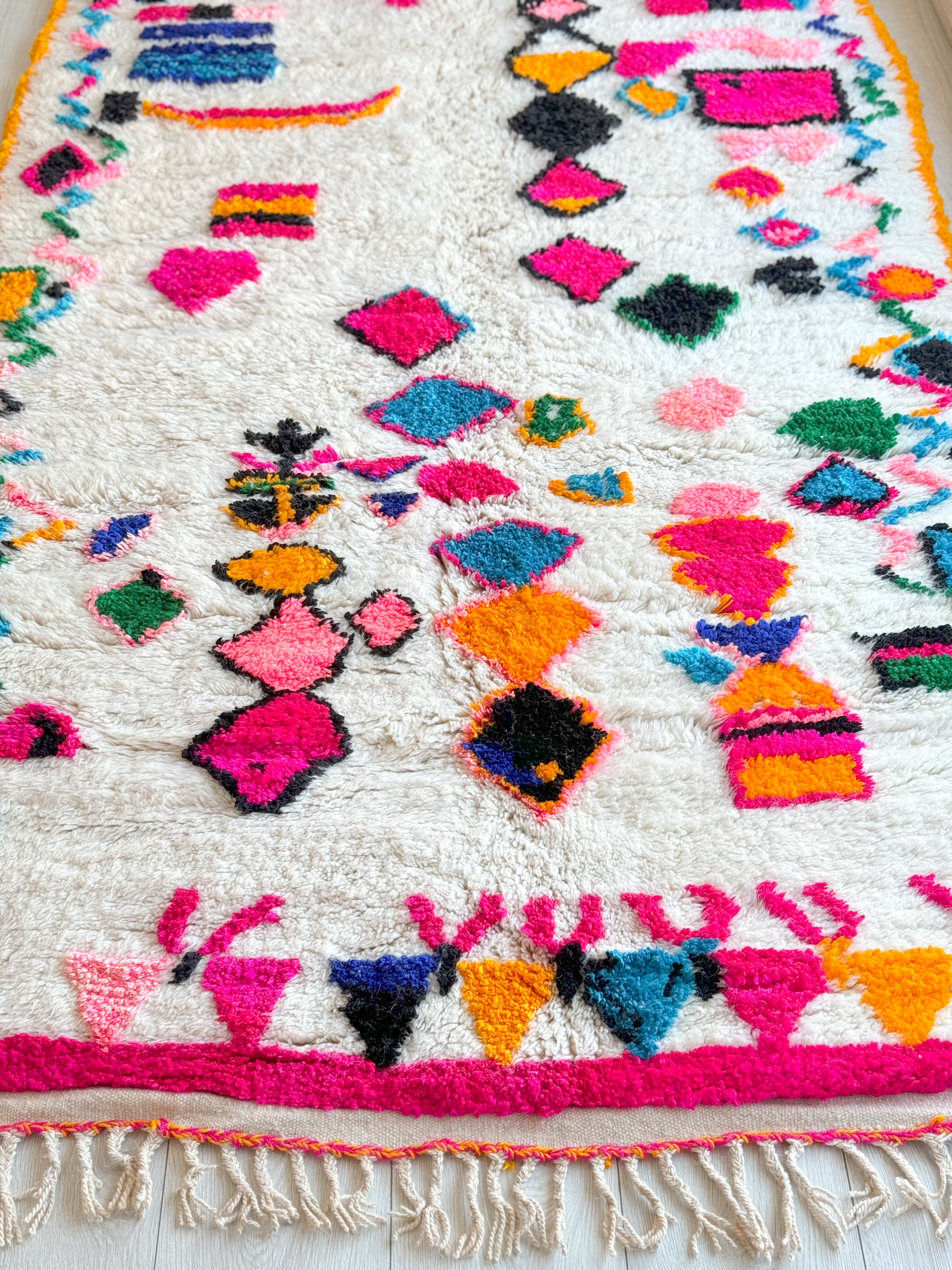 Colorful Berber rug 155 x 282 cm - n°834