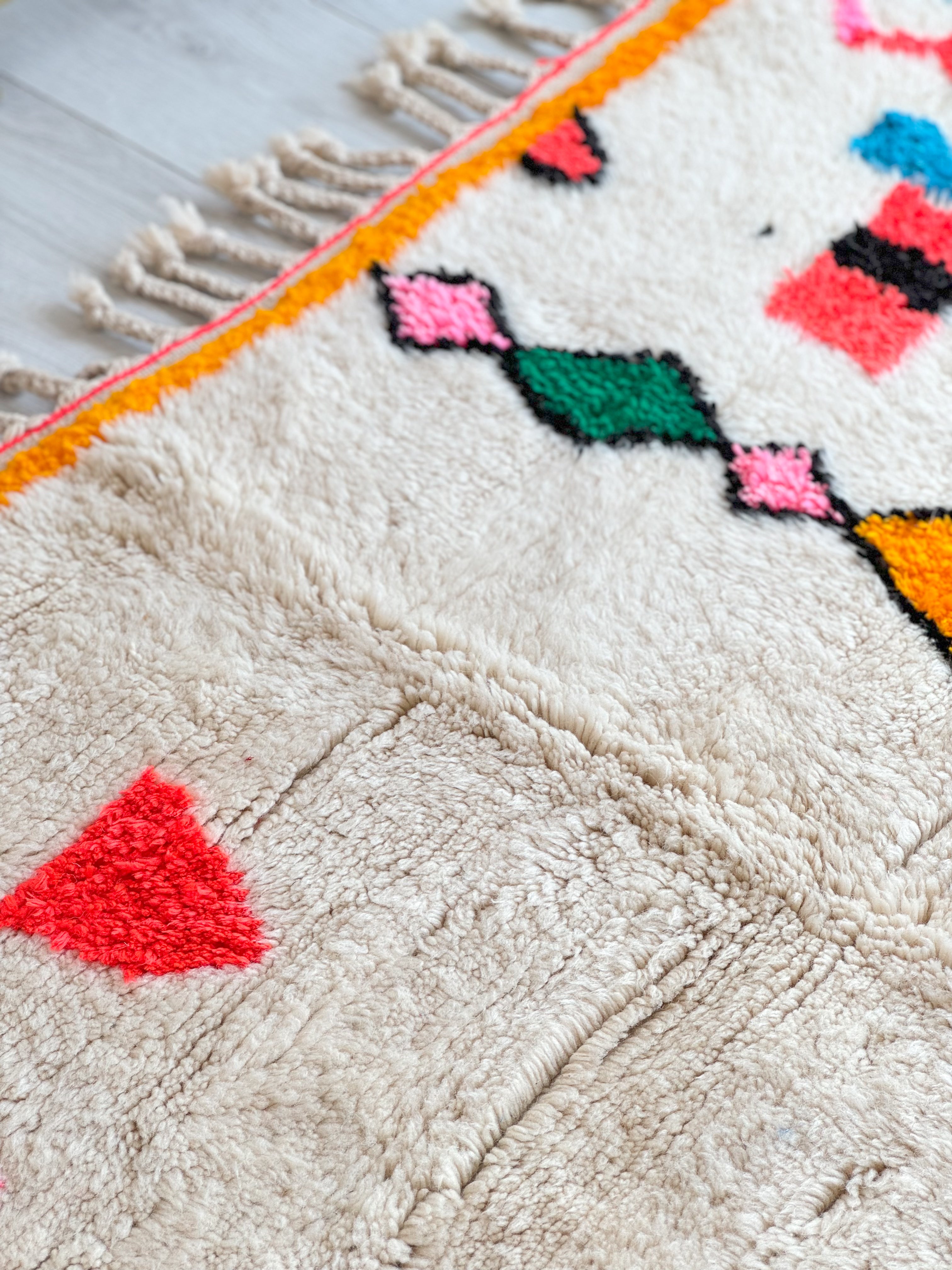 Colorful Berber carpet - n°1283