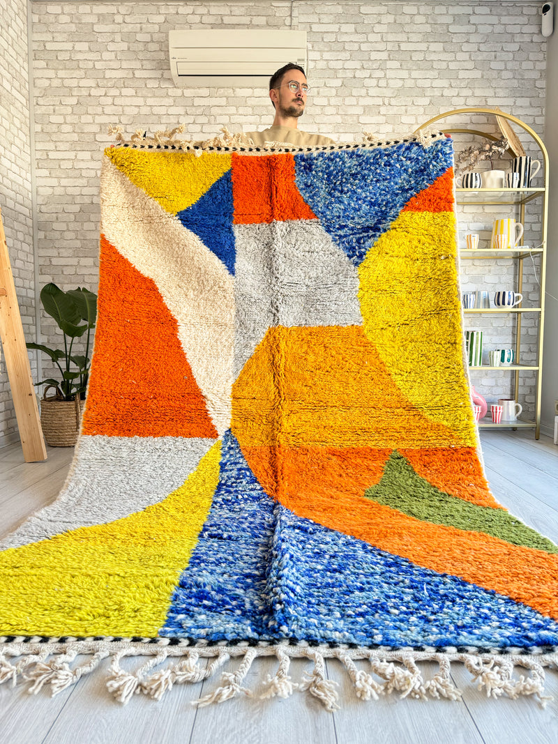 Colorful Beni Ouarain rug - 155 x 270 cm - n°795