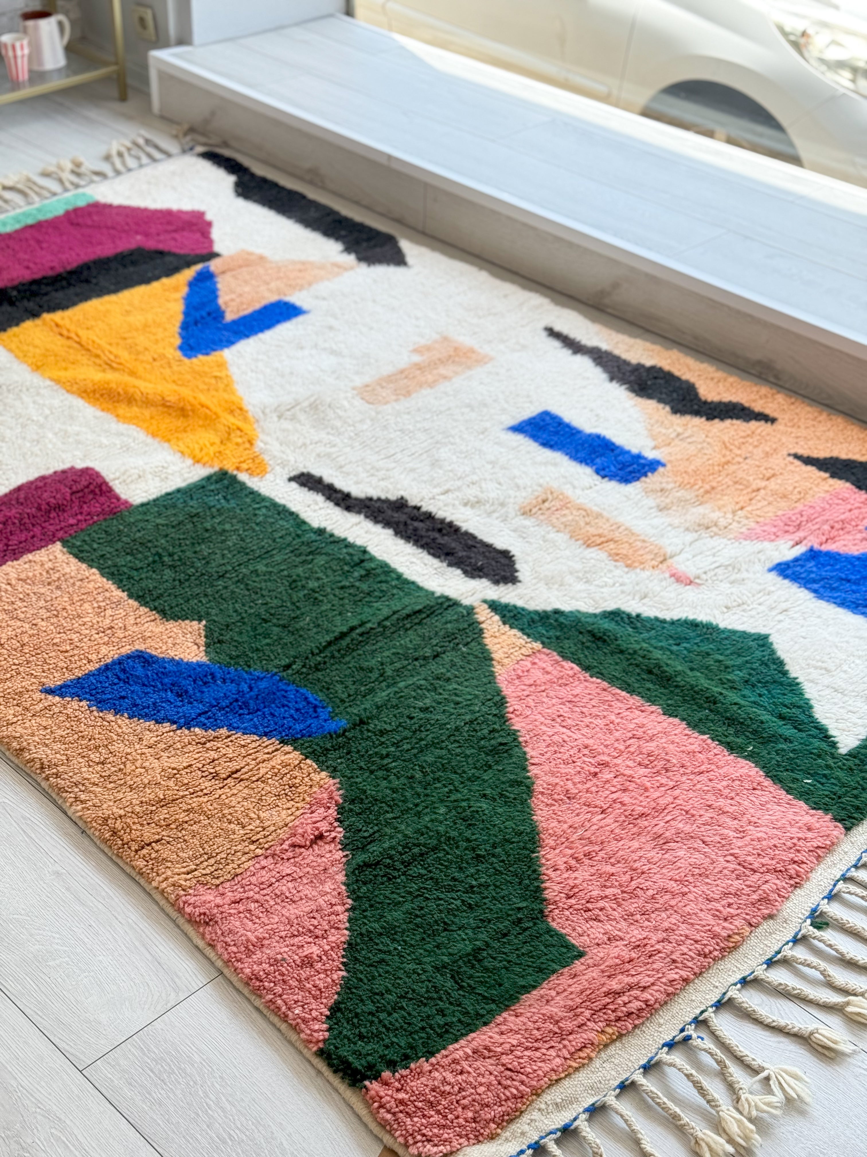 Colorful Berber rug 157 x 263 cm - n°1156