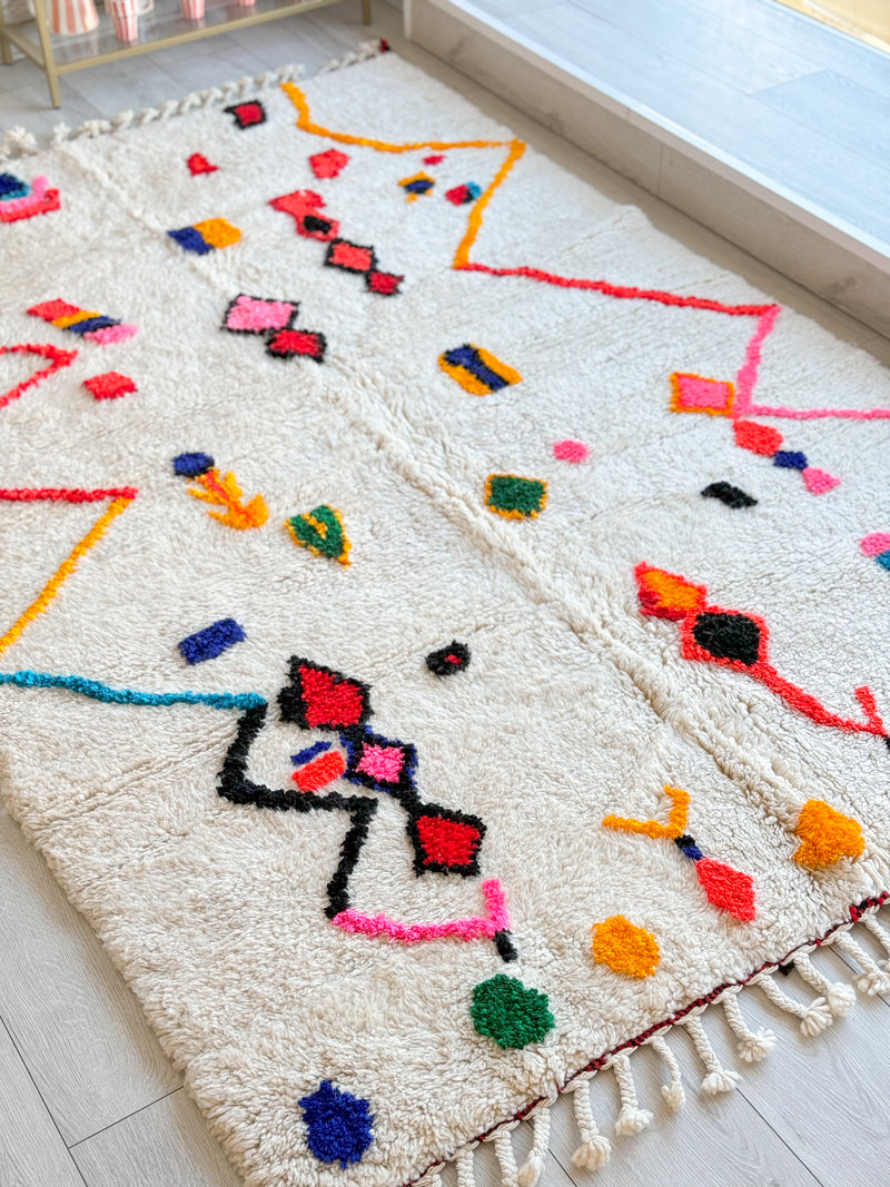 Colorful Berber rug 160 x 260 cm - n°864