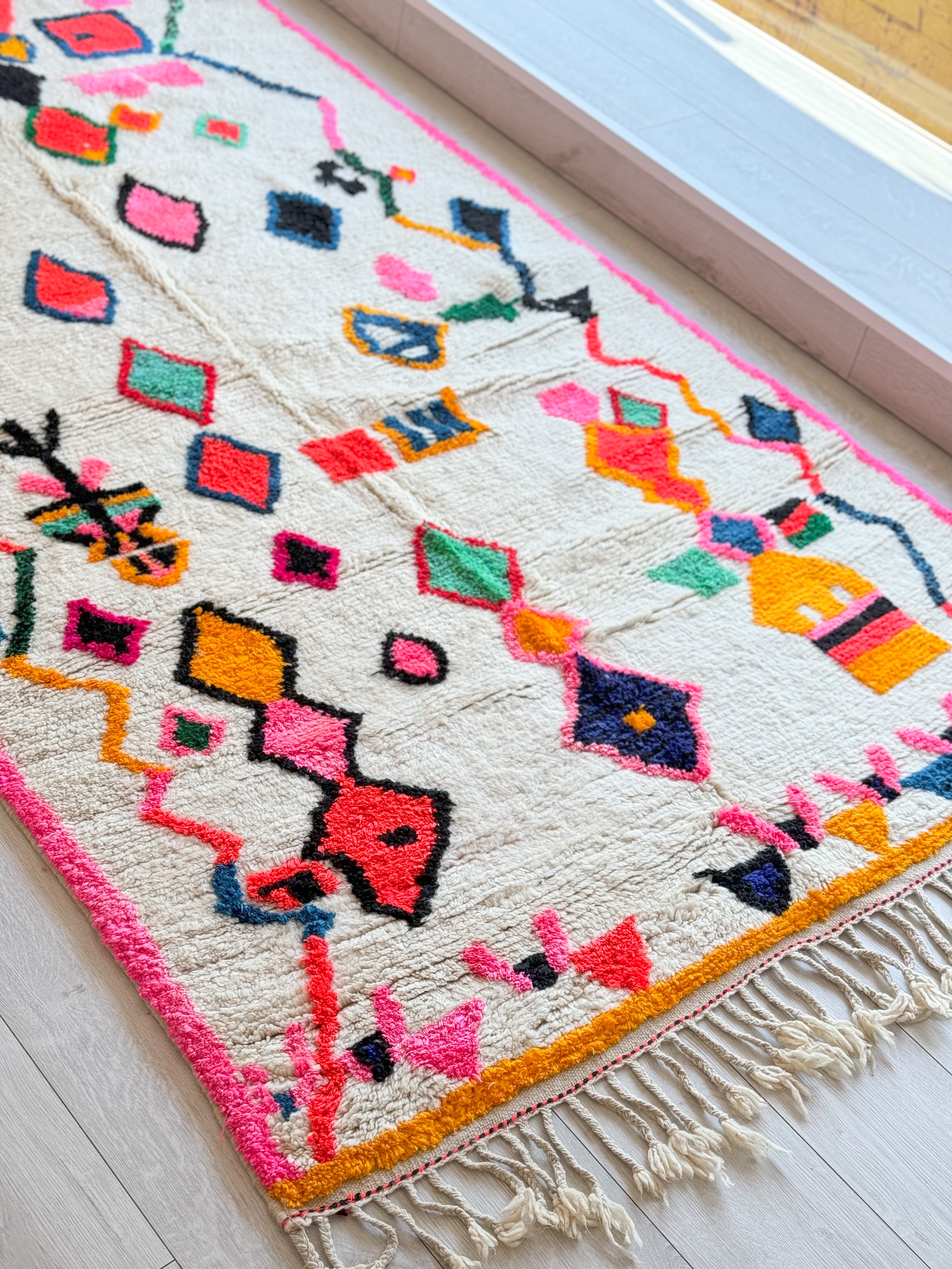 Colorful Berber carpet - n°1391