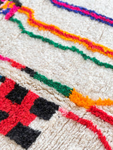 Colorful Berber rug 155 x 278 cm - n°892