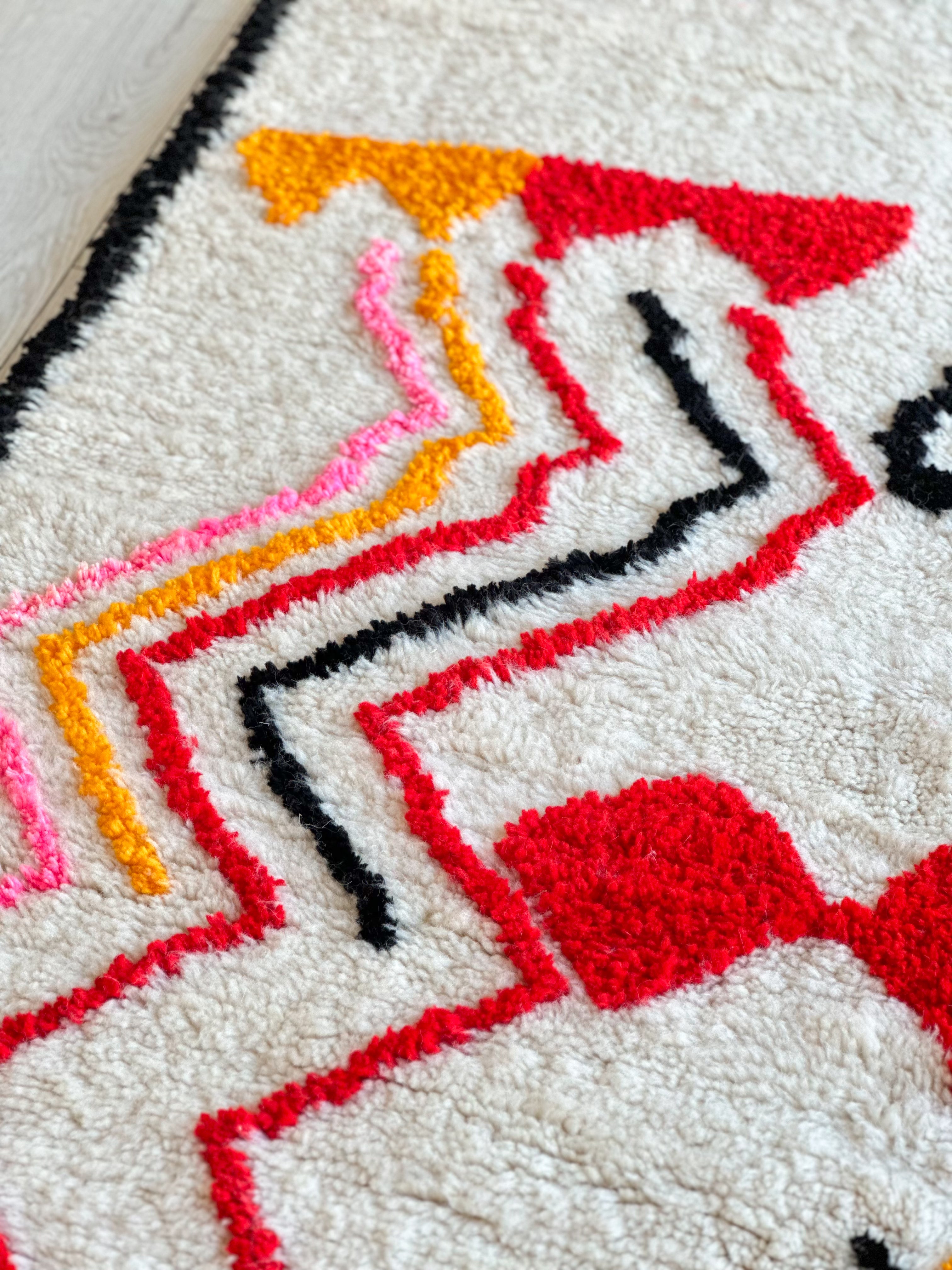 Colorful Berber rug 150 x 270 cm - n°788