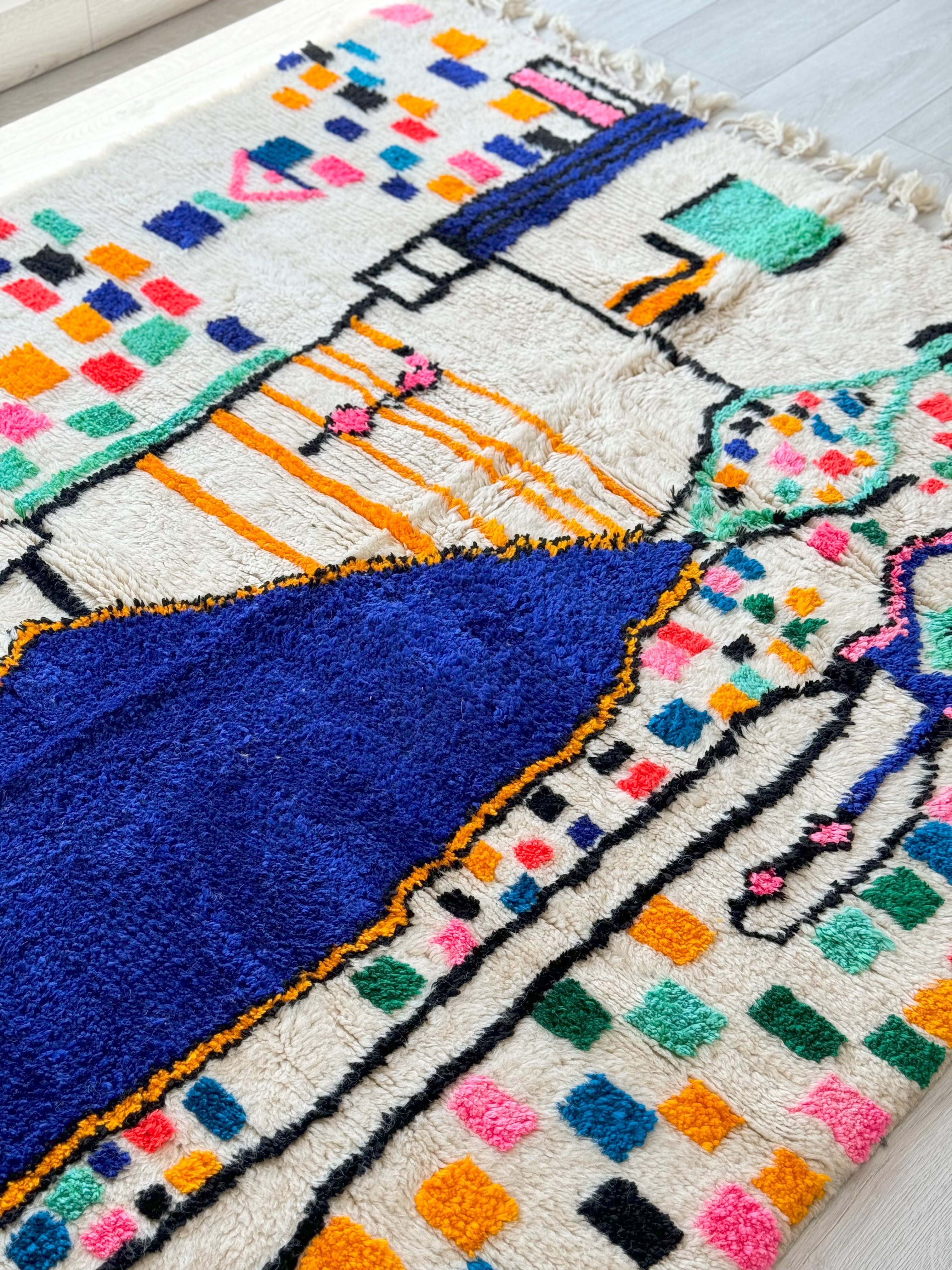 Colorful Berber carpet - n°1307