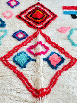Colorful Berber rug 145 x 278 cm - n°591