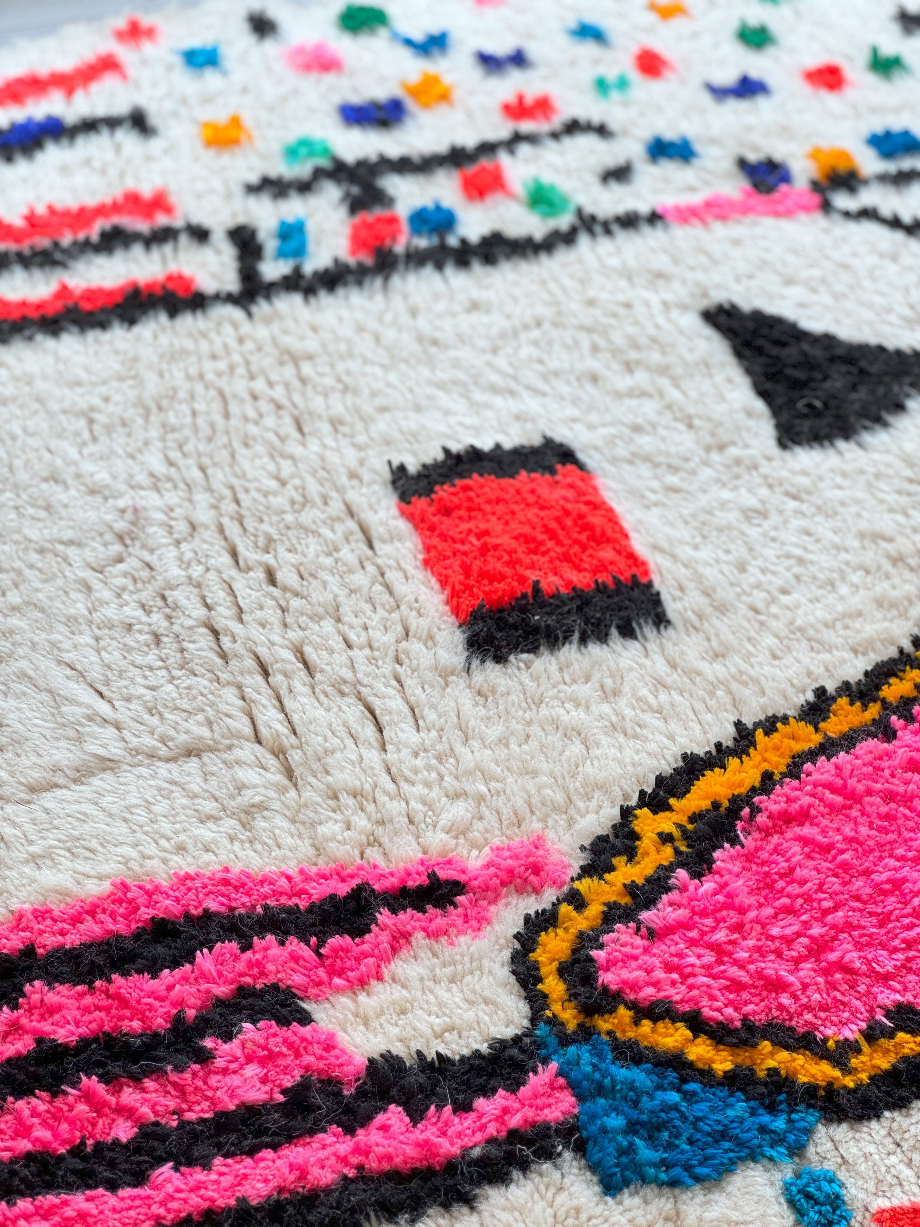 Colorful Berber rug 188 x 286 cm - n°1119