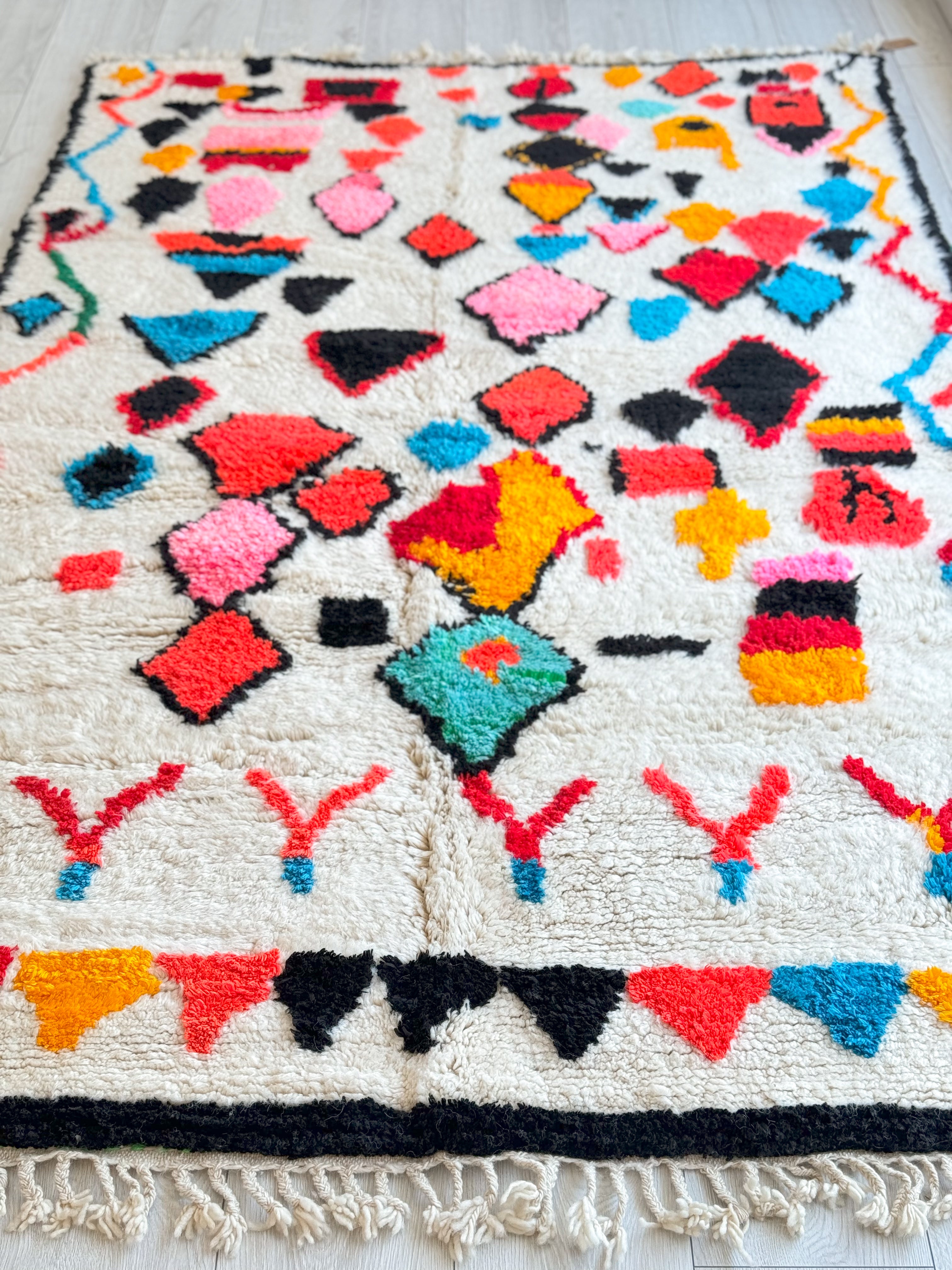 Colorful Berber rug 160 x 260 cm - n°1039