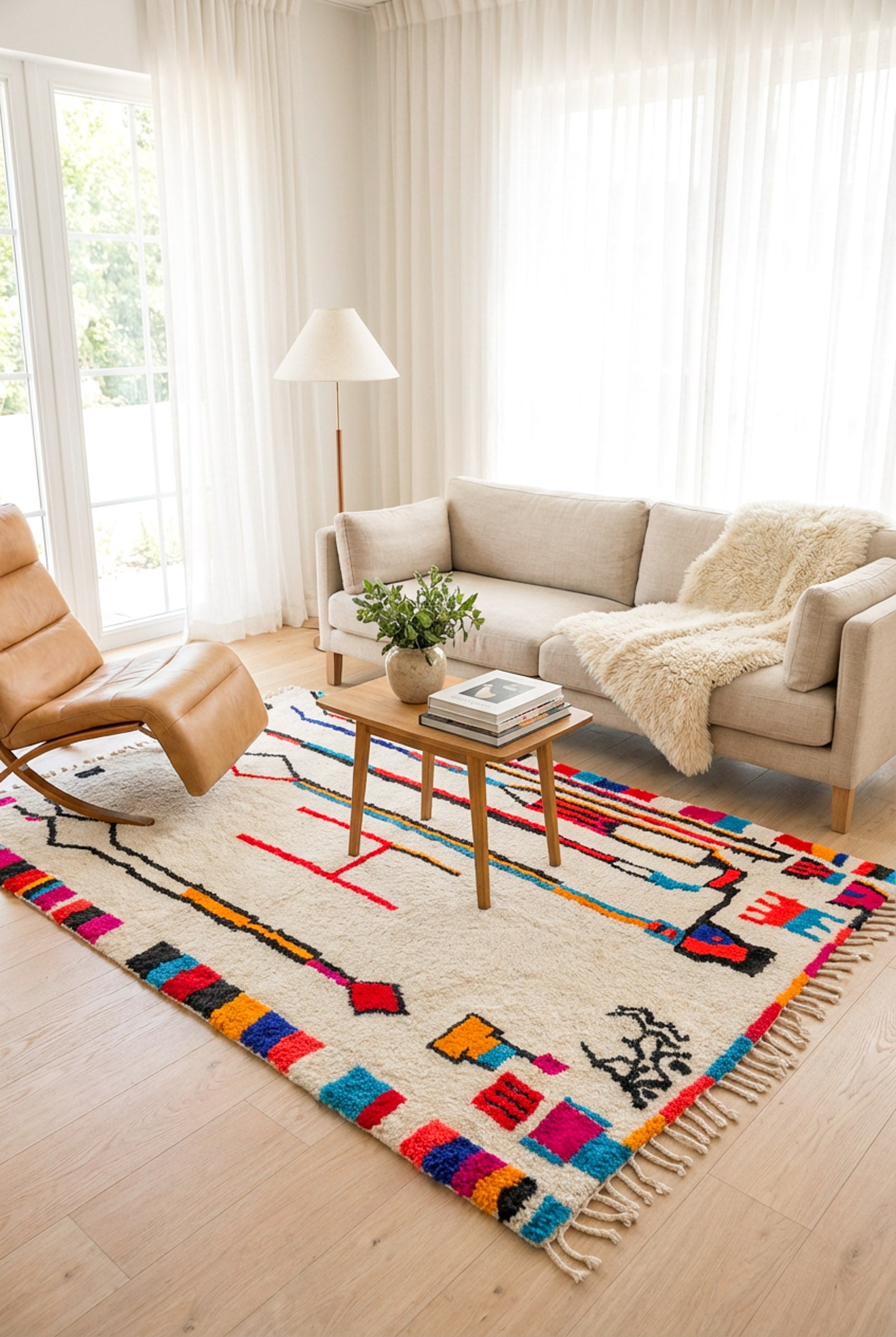 Bunter Berberteppich – Nr. 534