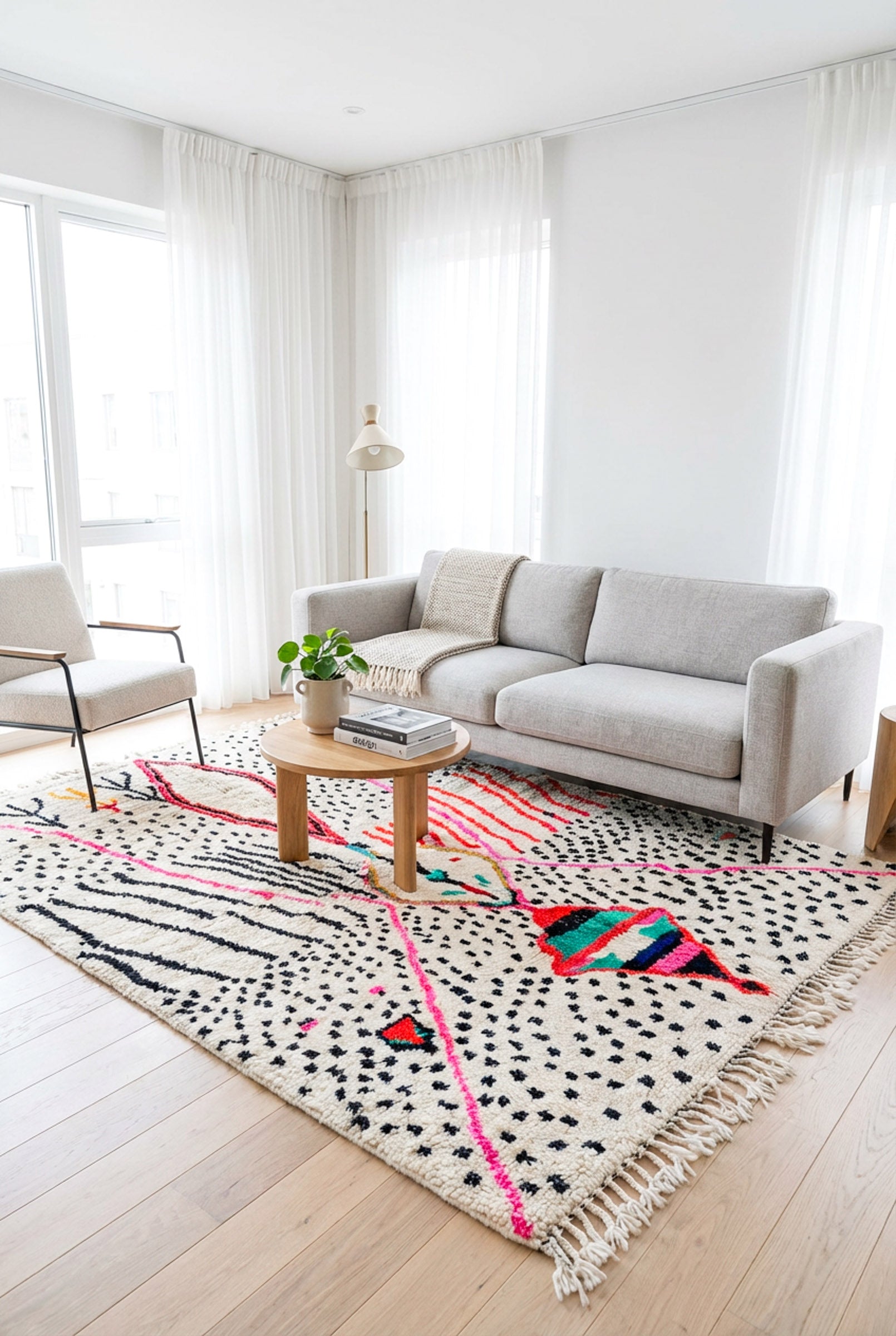 Bunter Berberteppich – Nr. 536