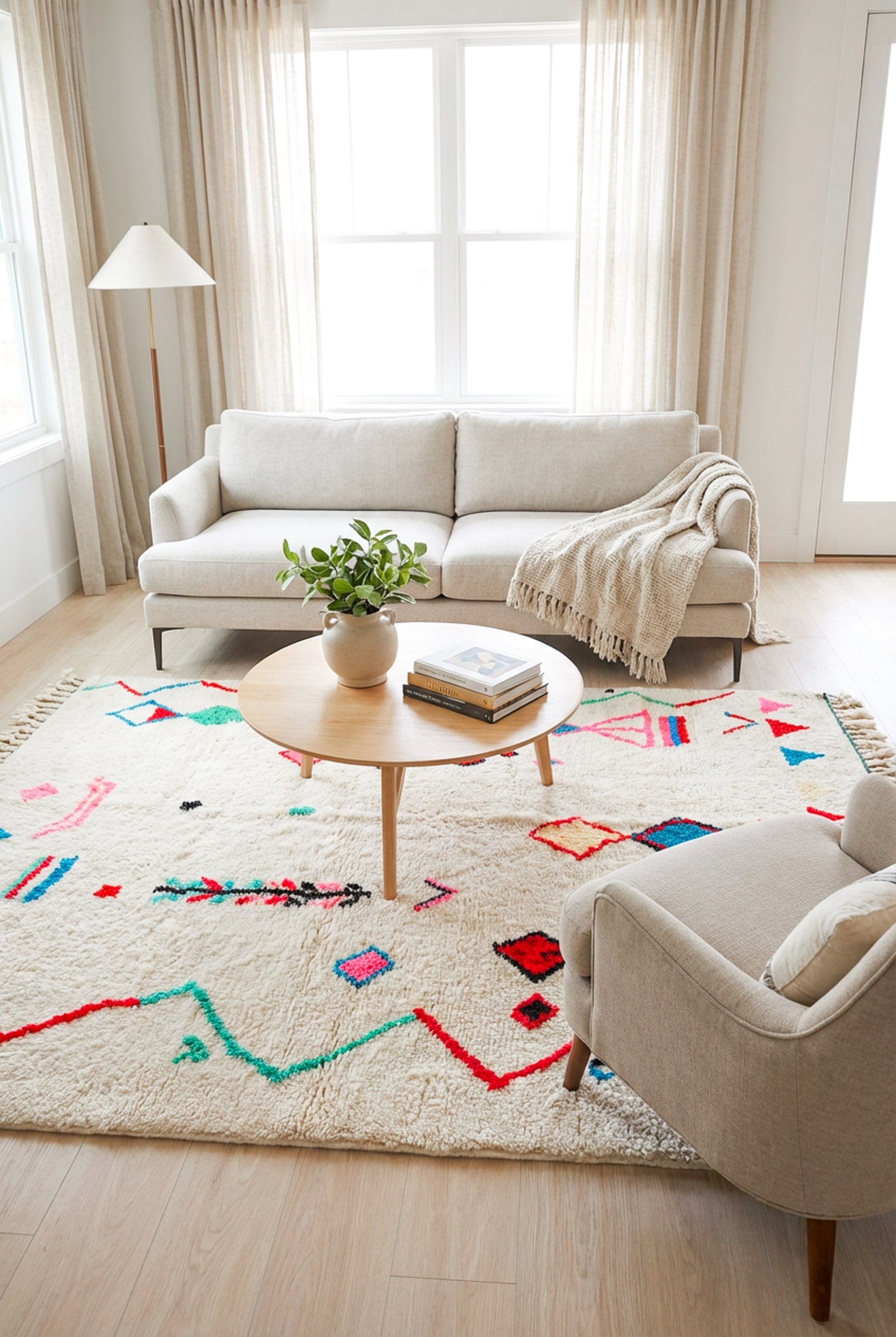 Bunter Berberteppich – Nr. 540