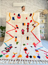 Colorful Berber rug 160 x 260 cm - n°864