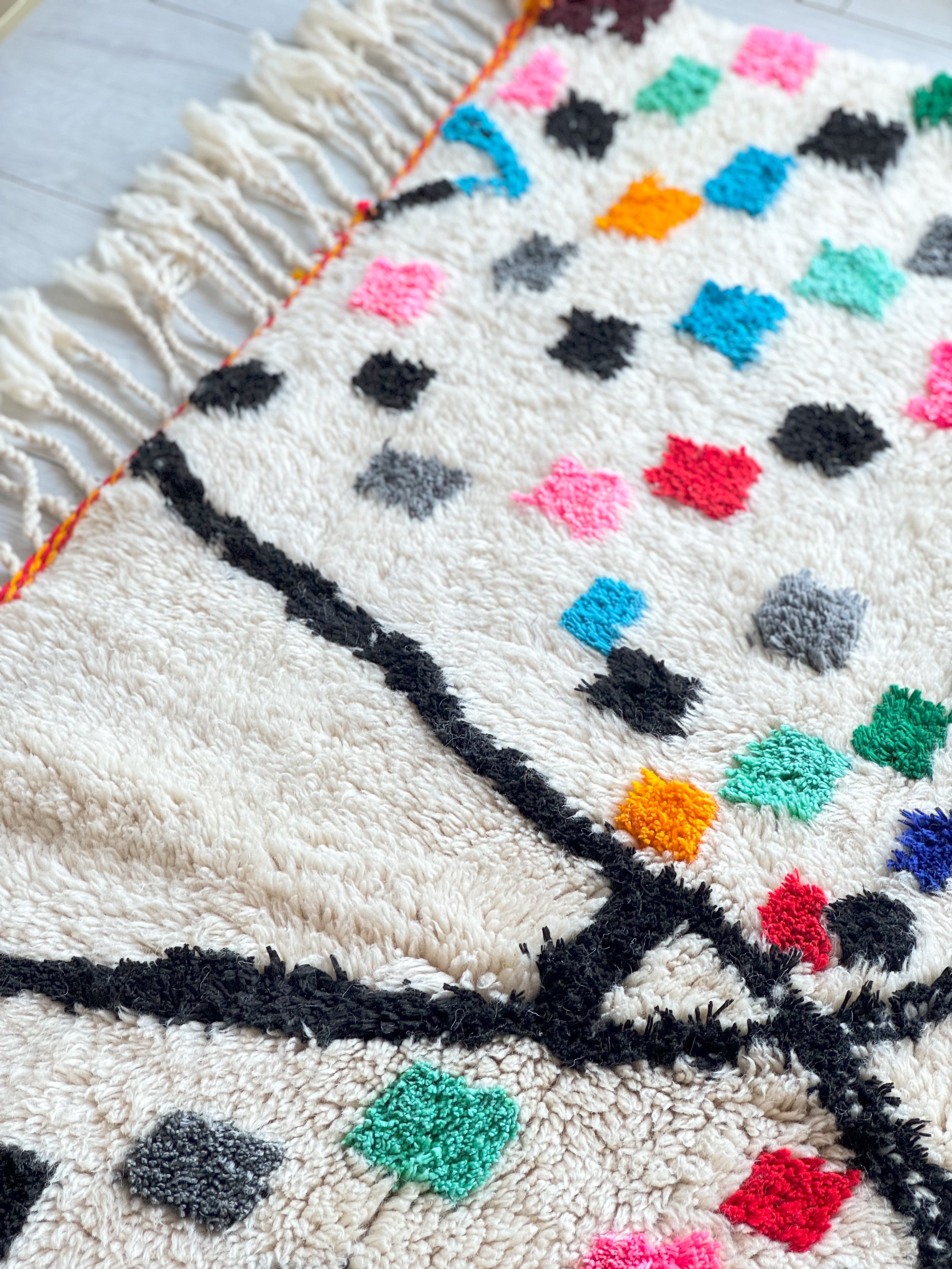 Colorful Berber carpet - n°1250