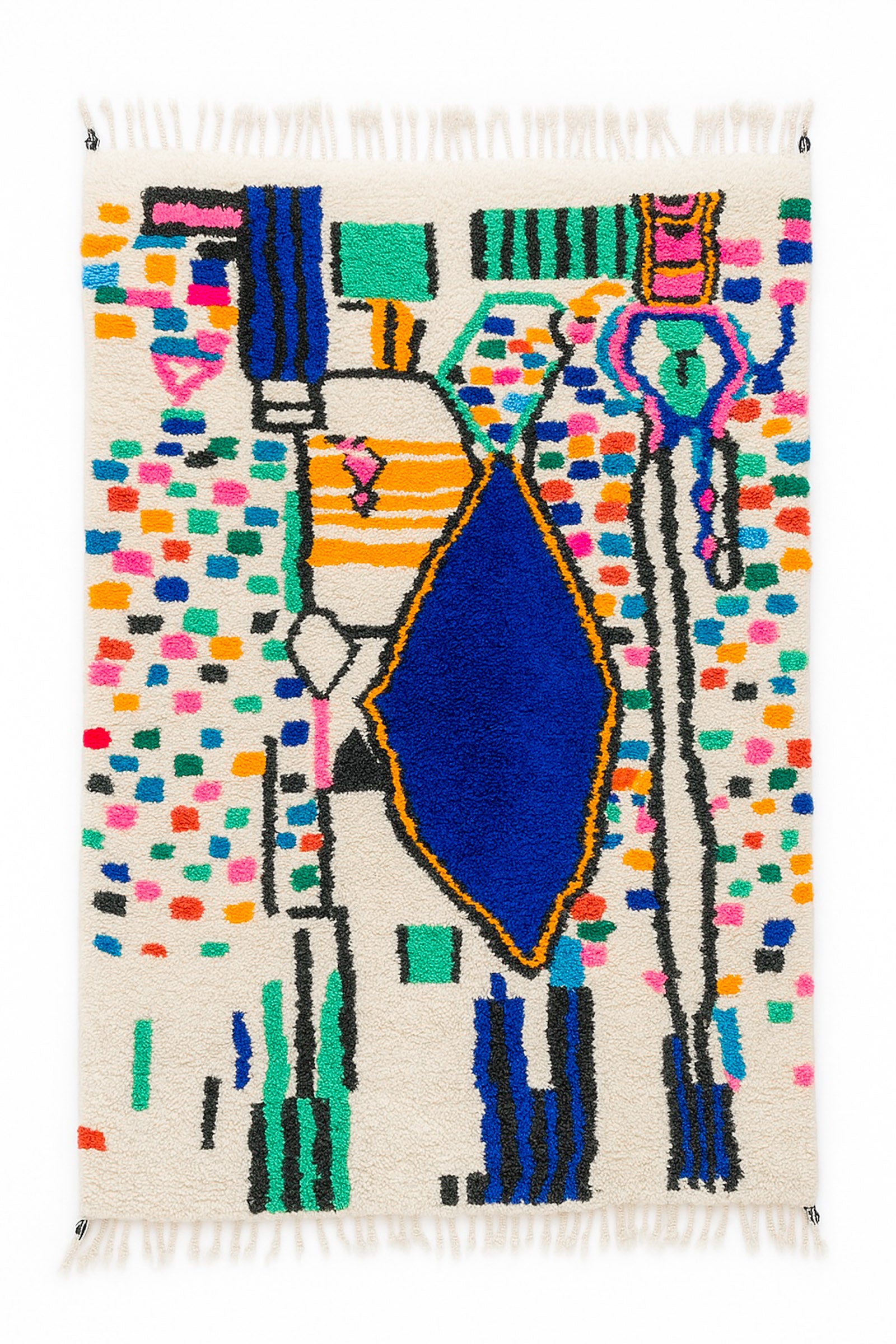 Tapis berbère coloré 161 x 278 cm - n°2012