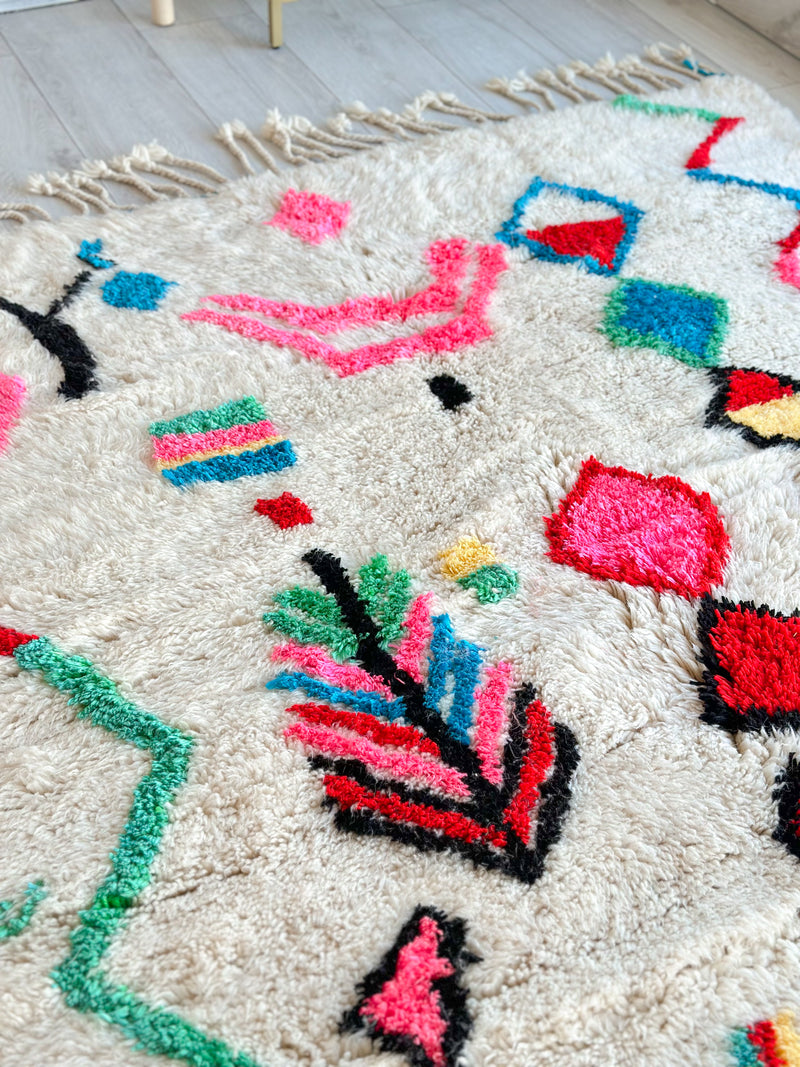 Colorful Berber rug 152 x 272 cm - n°726