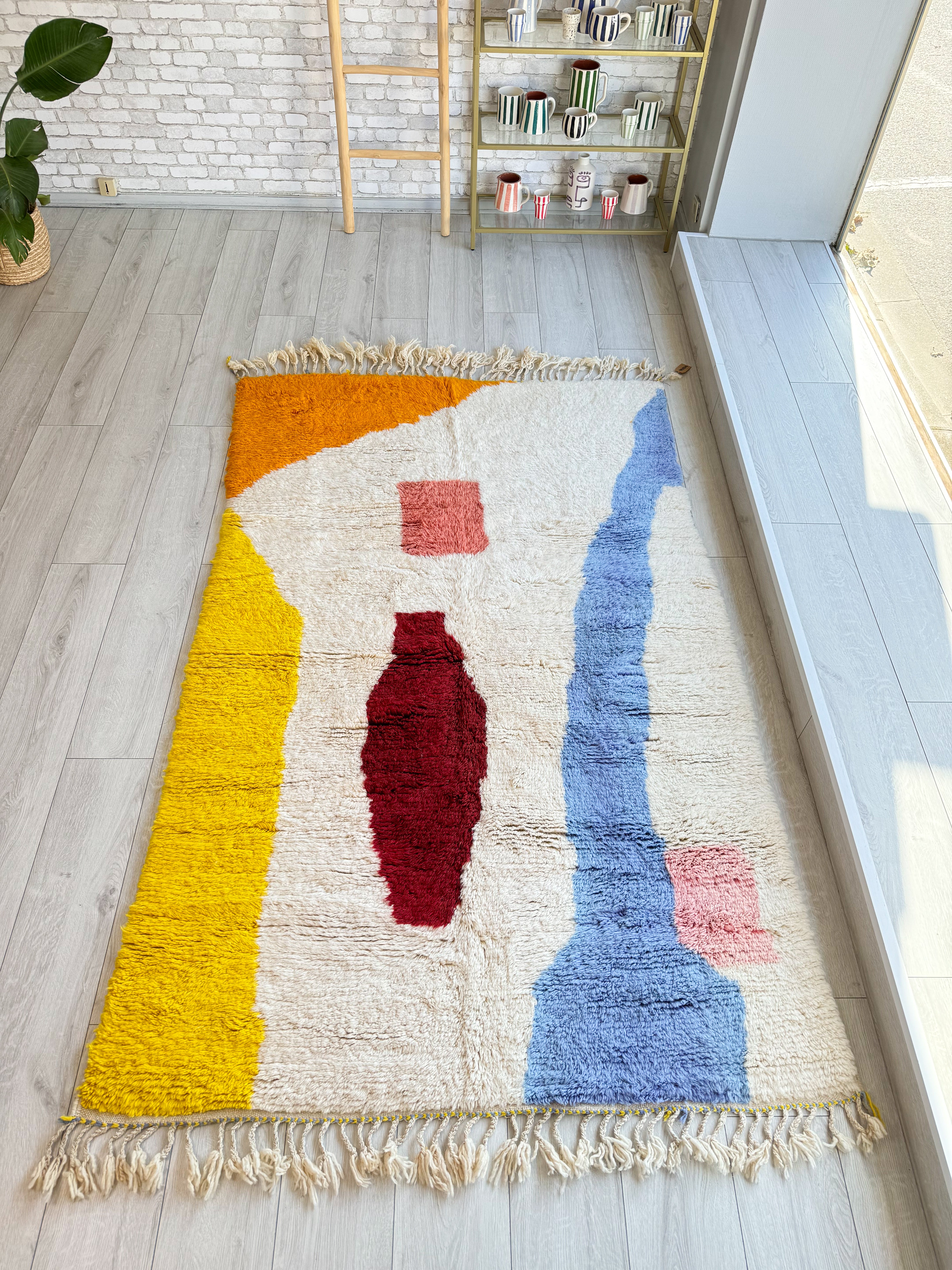 Colorful Berber Rug 148 x 248 cm / 4.9 x 8.1 ft - n°1488