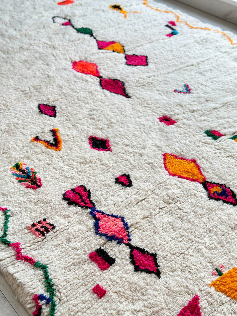 Colorful Berber rug SHAGGY 206 x 310 cm - n°744