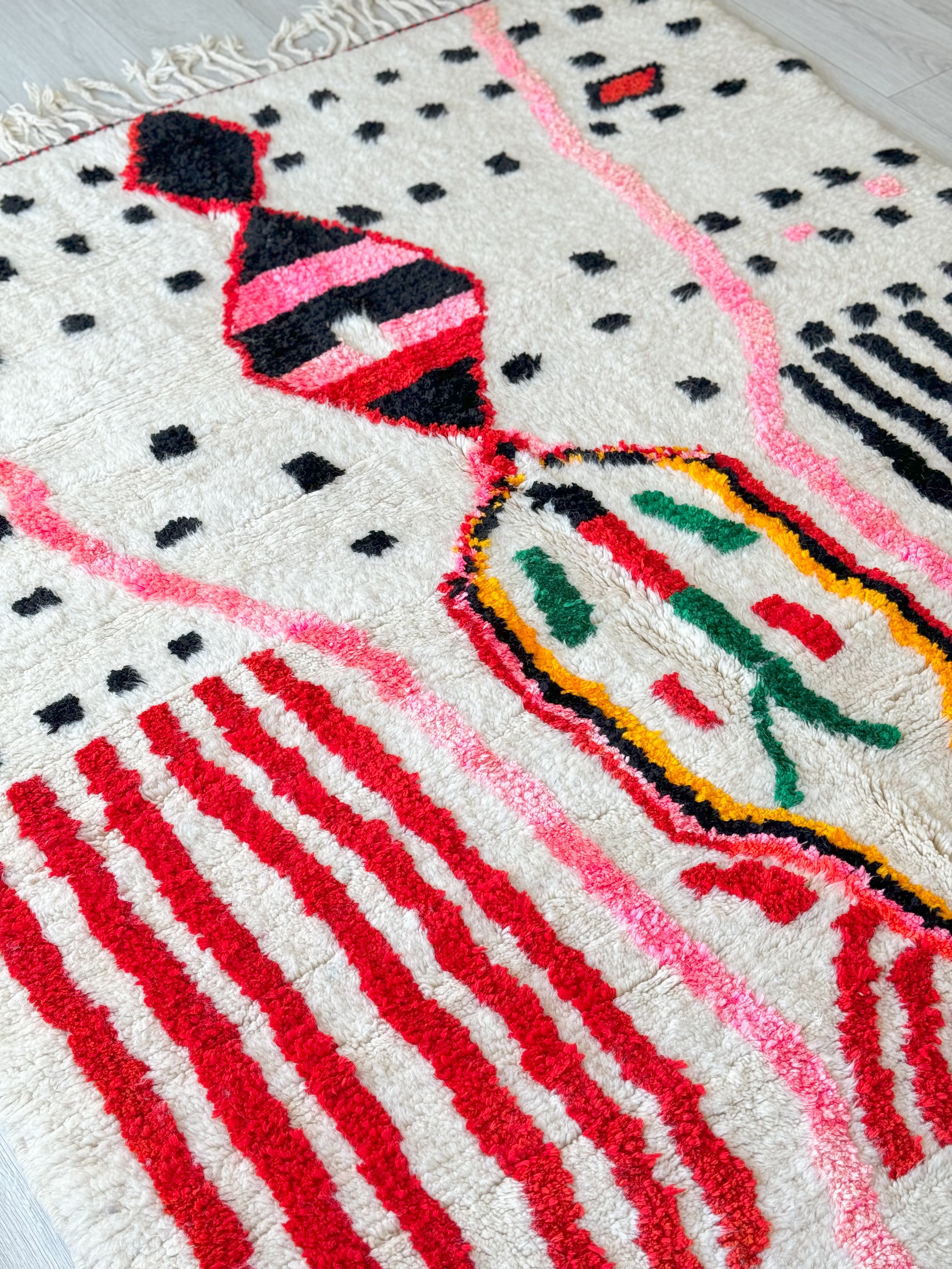 Colorful Berber rug 173 x 307 cm - n°949