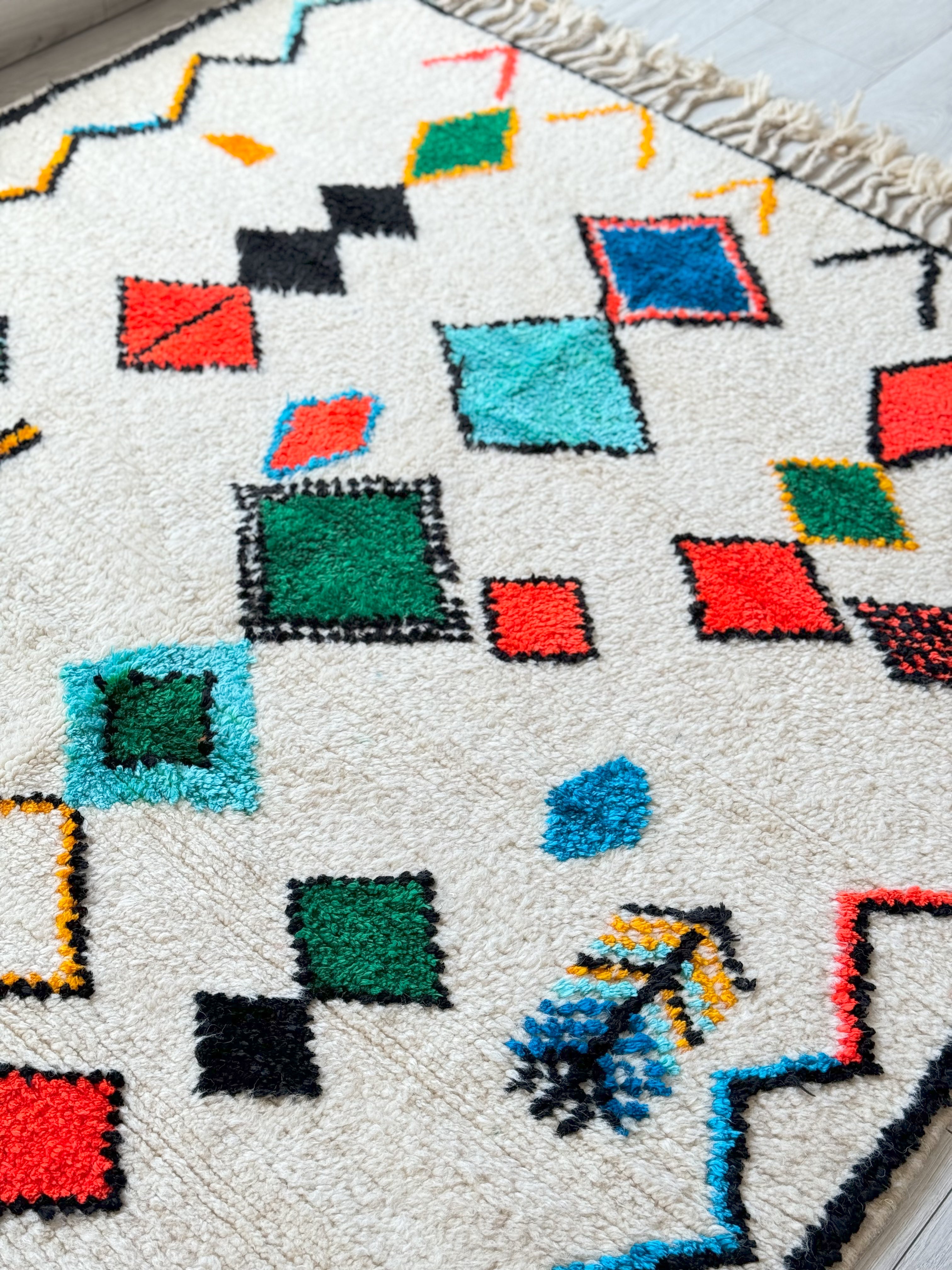 Colorful Berber carpet - n°1512