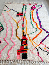 Colorful Berber rug 155 x 278 cm - n°892