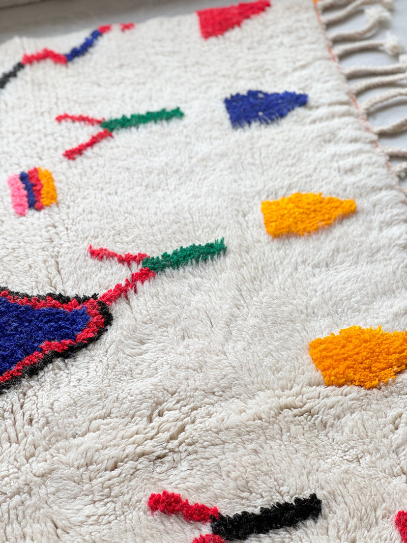 [Custom-made] Colorful Berber rug 180 x 210 cm - n°878