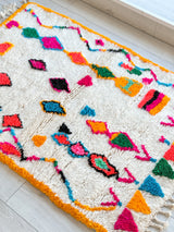 Colorful Berber rug 106 x 160 cm - n°841
